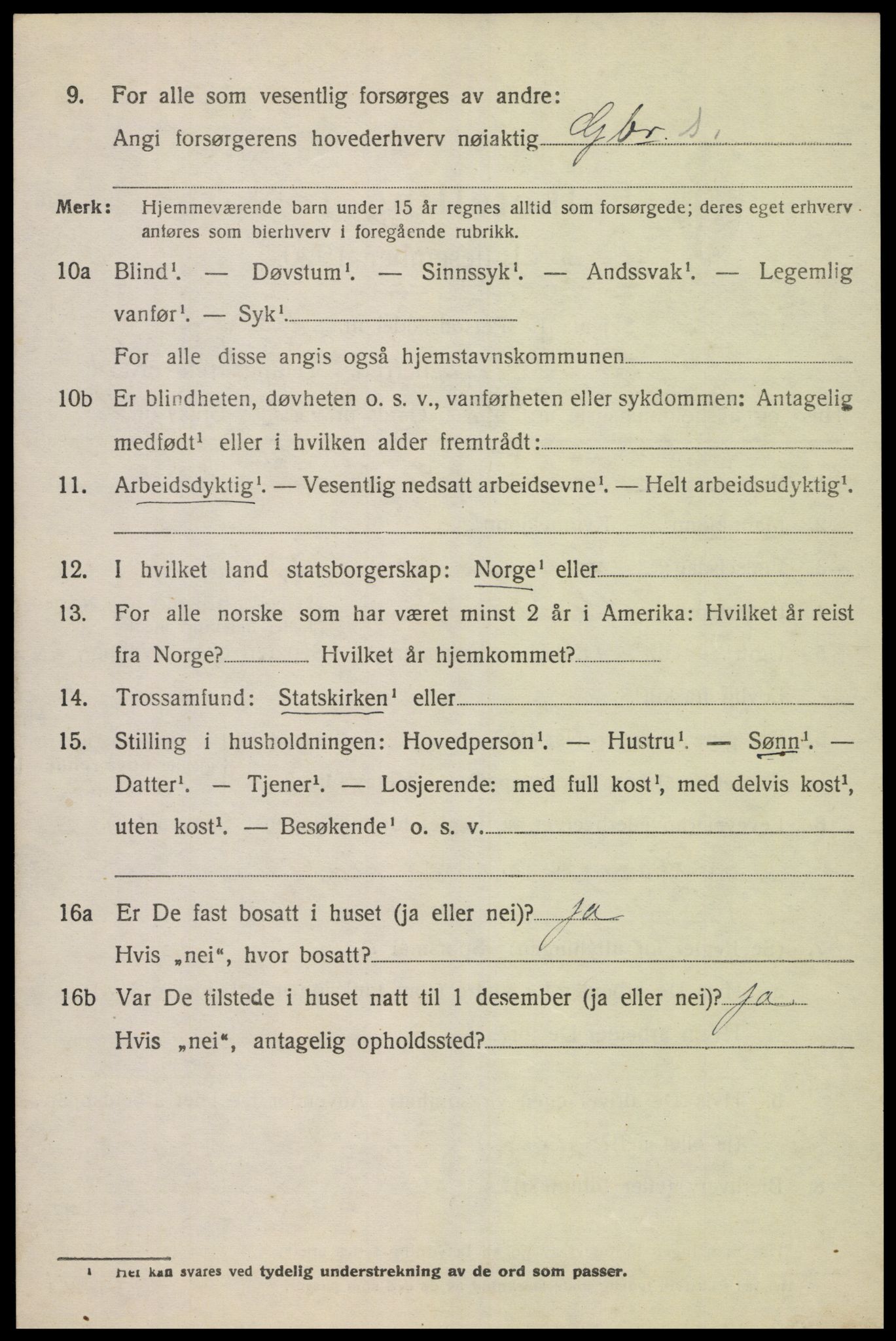 SAK, Folketelling 1920 for 1025 Grindheim herred, 1920, s. 1402