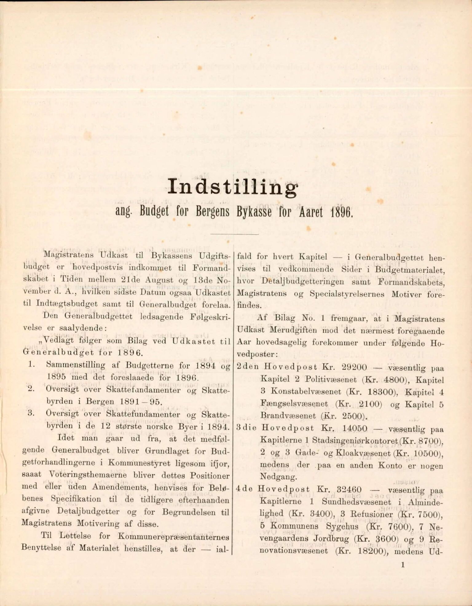 Bergen kommune. Formannskapet, BBA/A-0003/Ad/L0052: Bergens Kommuneforhandlinger, bind II, 1895