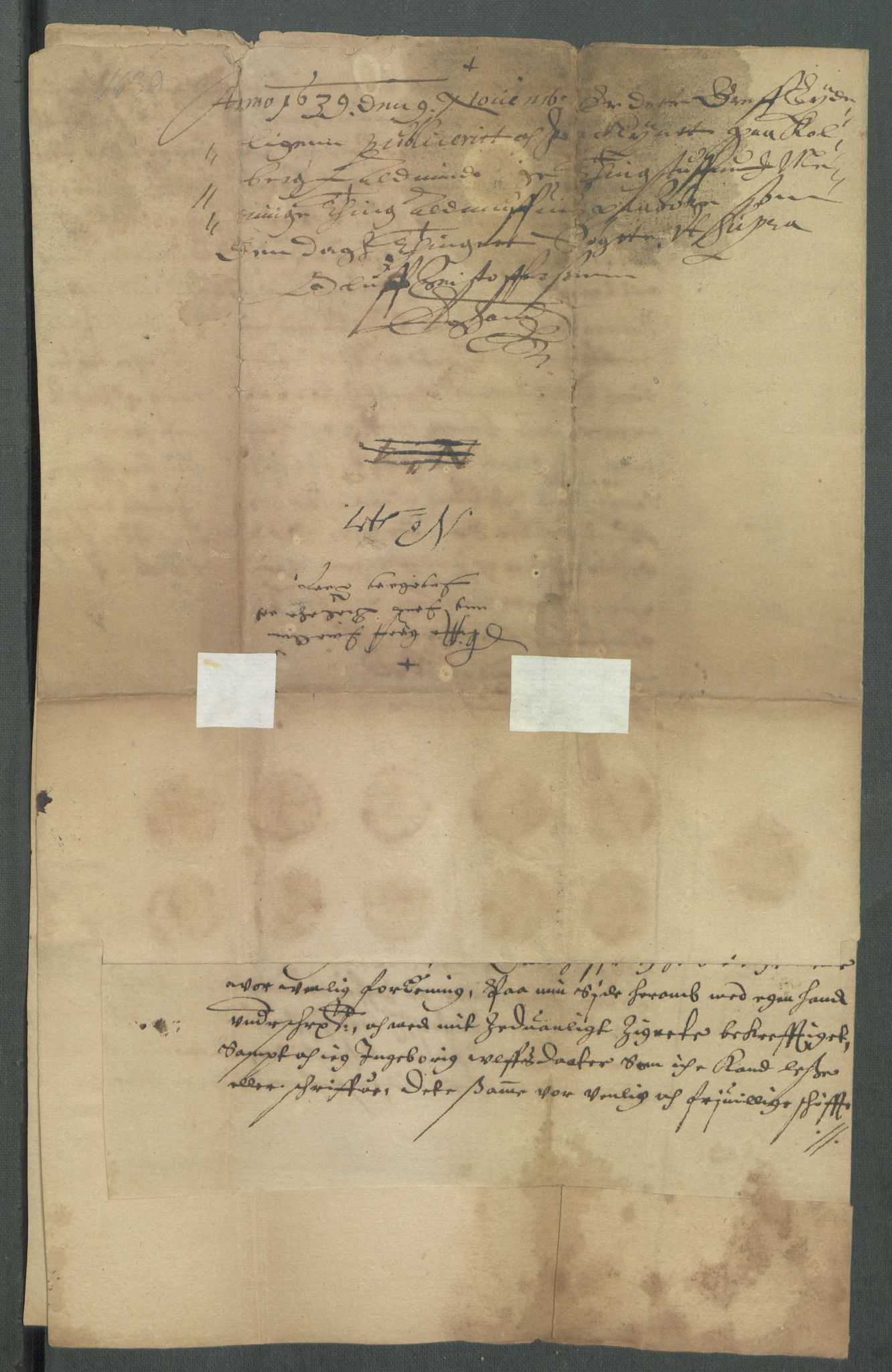 Riksarkivets diplomsamling, AV/RA-EA-5965/F02/L0152: Dokumenter, 1639, s. 59