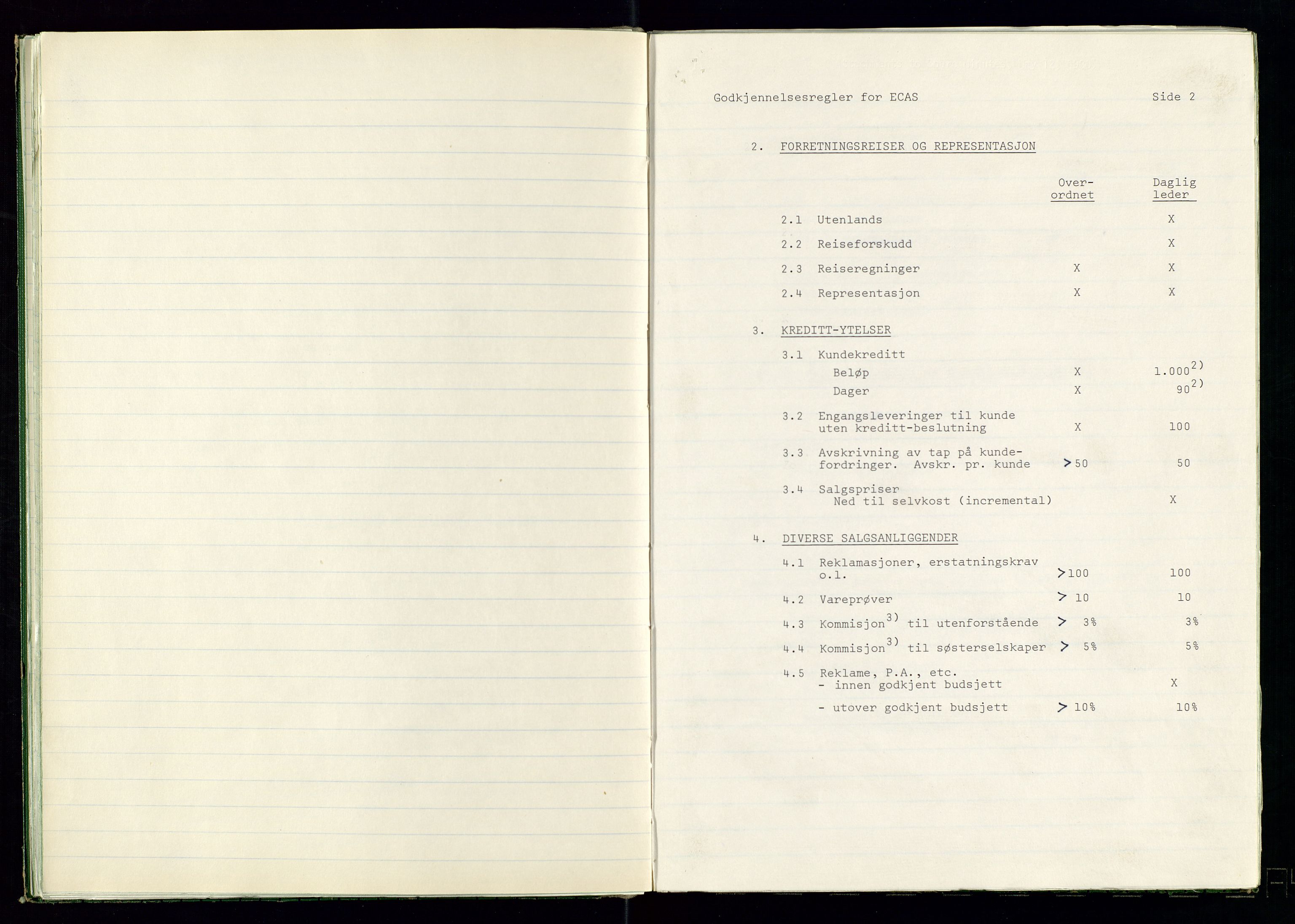 PA 1538 - Exxon Chemical Norge A/S, AV/SAST-A-101958/A/Aa/L0001/0001: Generalforsamlinger og styreprotokoller / Styreprotokoll, 1966-1996