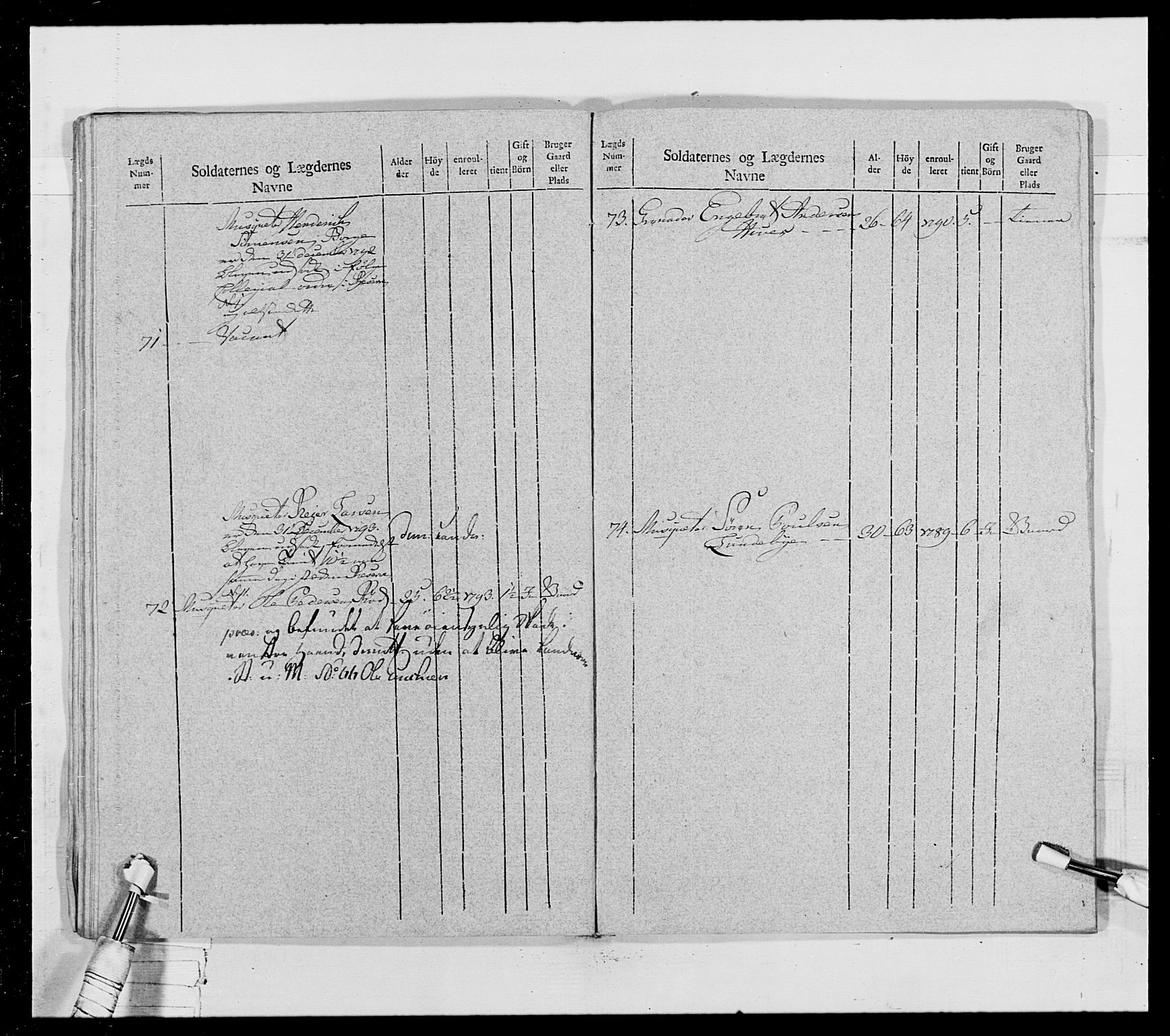 Generalitets- og kommissariatskollegiet, Det kongelige norske kommissariatskollegium, AV/RA-EA-5420/E/Eh/L0028: Sønnafjelske gevorbne infanteriregiment, 1766-1795, s. 369