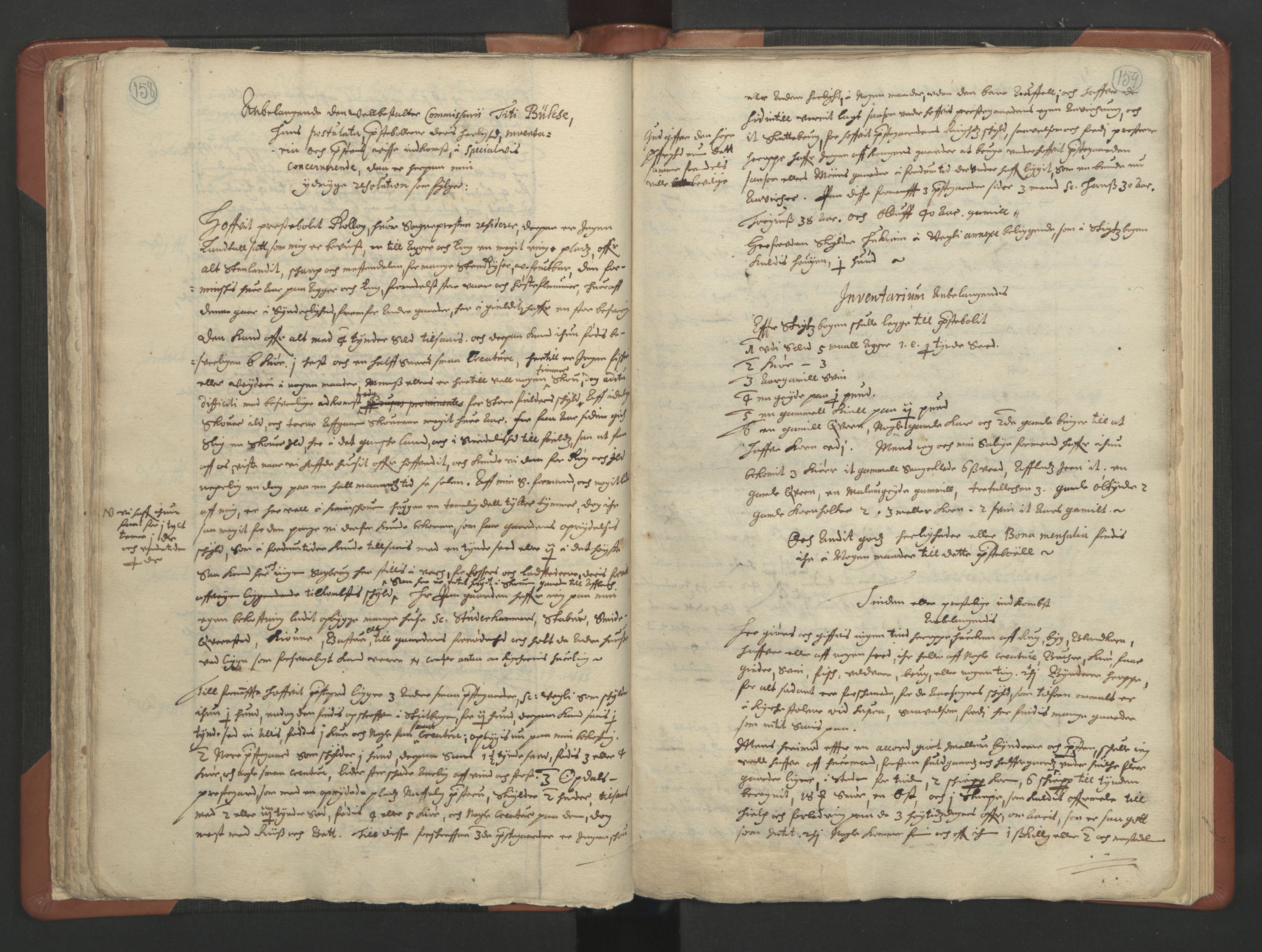 RA, Sogneprestenes manntall 1664-1666, nr. 11: Brunlanes prosti, 1664-1666, s. 158-159
