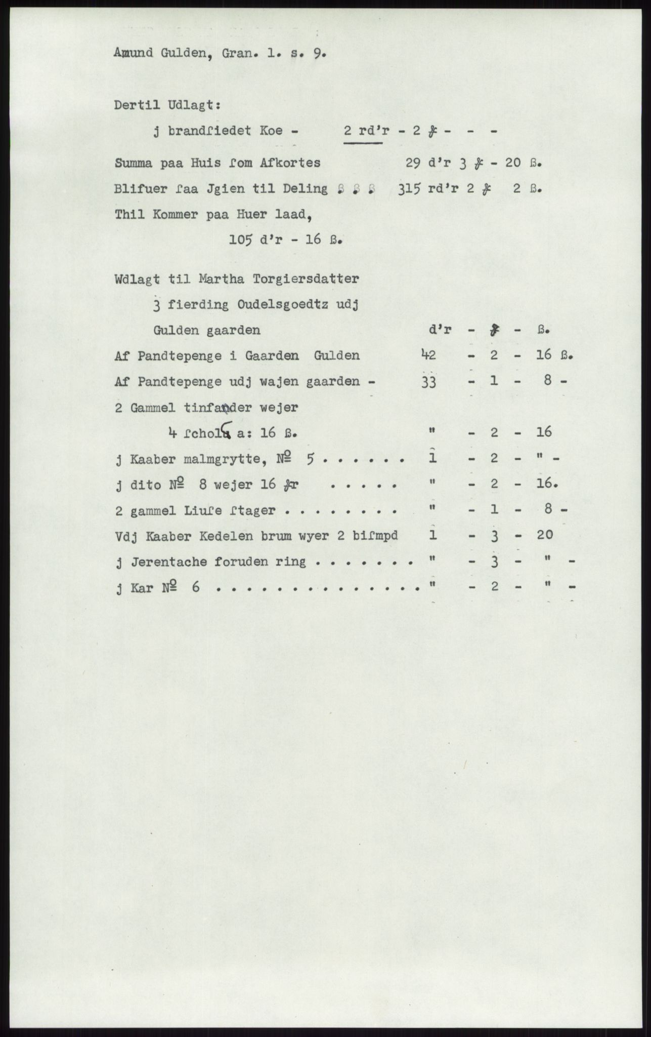 Samlinger til kildeutgivelse, Diplomavskriftsamlingen, AV/RA-EA-4053/H/Ha, s. 2381