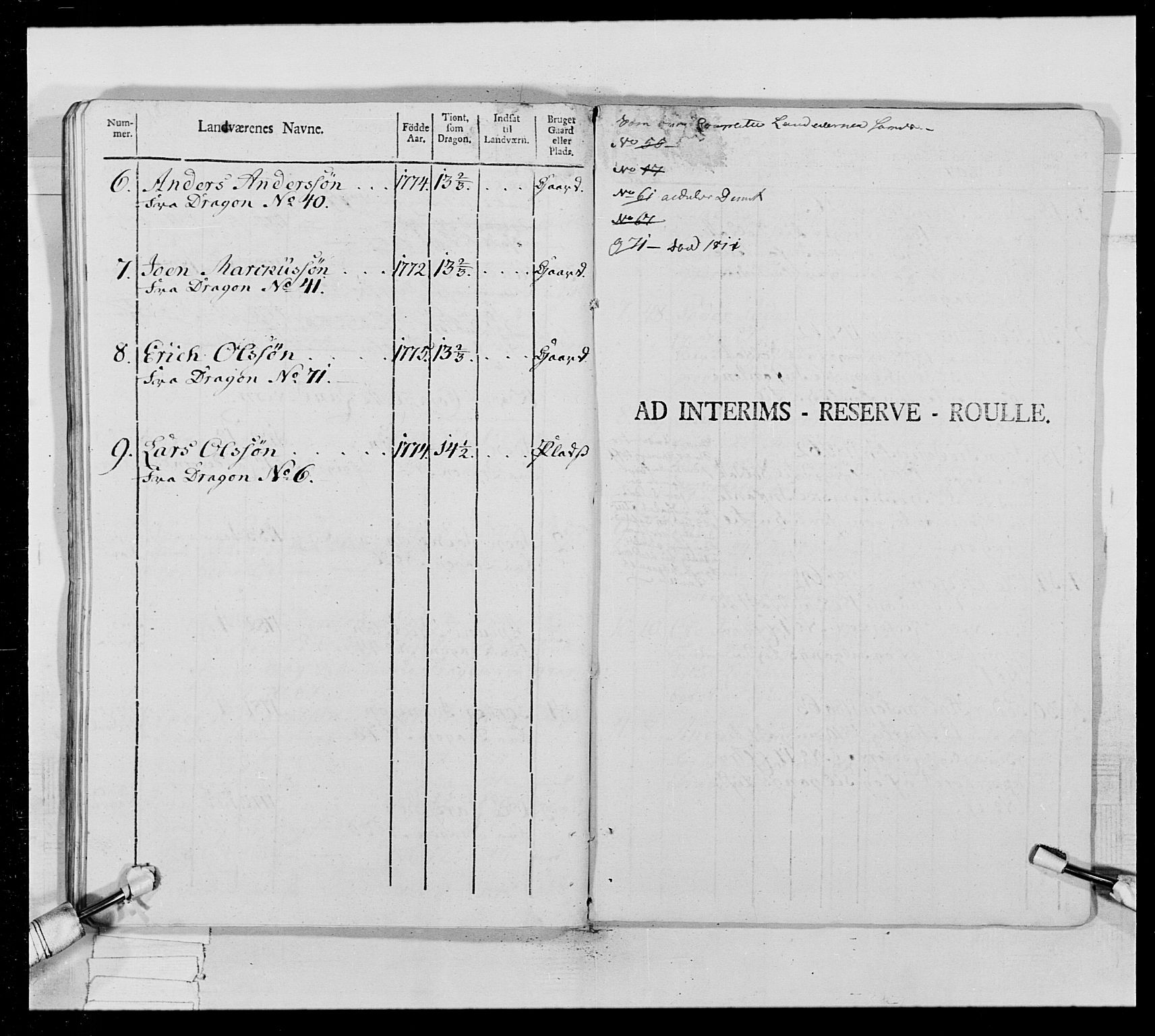 Generalitets- og kommissariatskollegiet, Det kongelige norske kommissariatskollegium, AV/RA-EA-5420/E/Eh/L0022b: Trondheimske dragonregiment, 1809-1811, s. 504