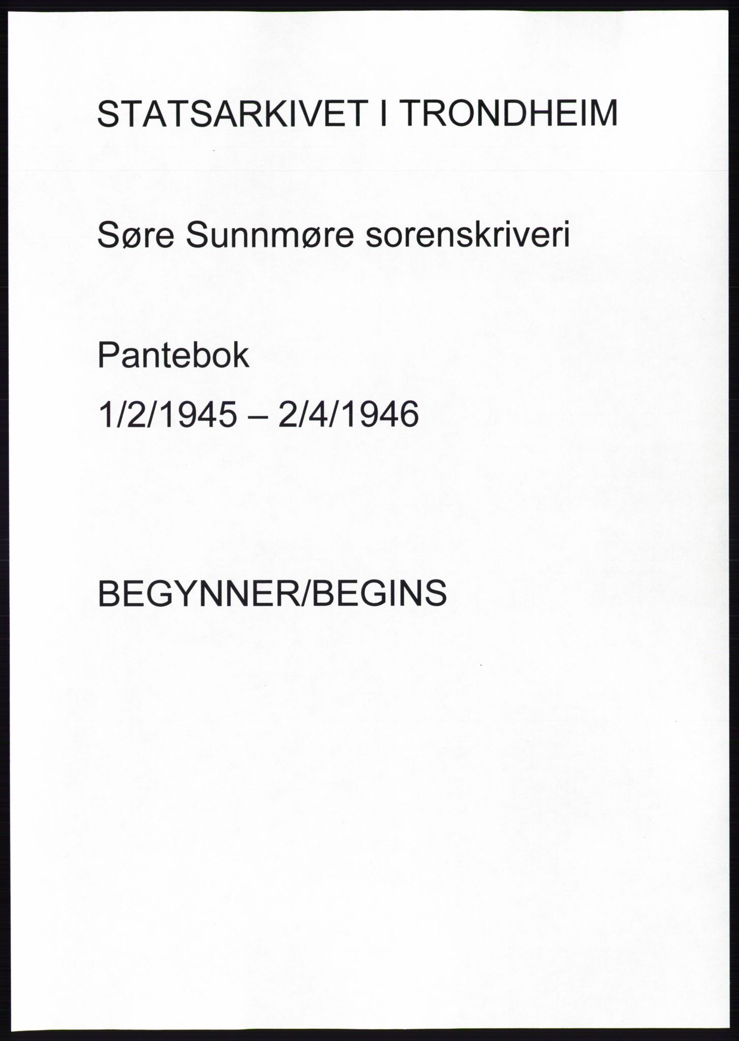 Søre Sunnmøre sorenskriveri, AV/SAT-A-4122/1/2/2C/L0077: Pantebok nr. 3A, 1945-1946