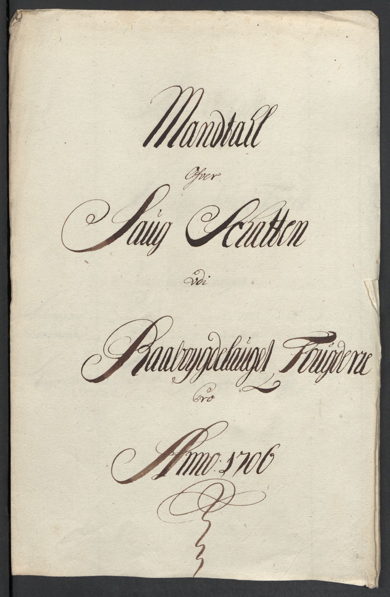 Rentekammeret inntil 1814, Reviderte regnskaper, Fogderegnskap, RA/EA-4092/R40/L2448: Fogderegnskap Råbyggelag, 1706-1708, s. 39