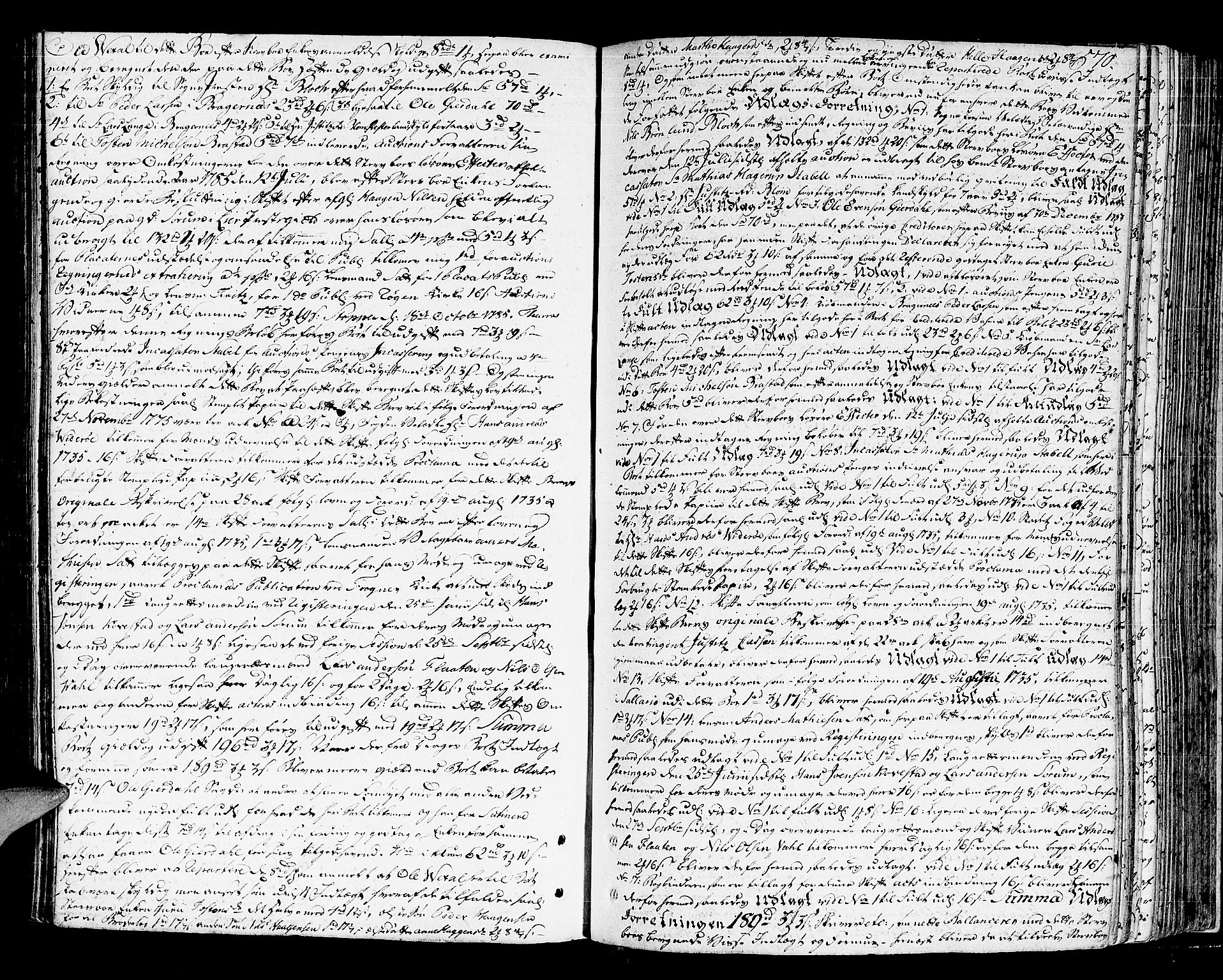Lier, Røyken og Hurum sorenskriveri, AV/SAKO-A-89/H/Hc/L0006: Skifteprotokoll, 1773-1789, s. 569b-570a
