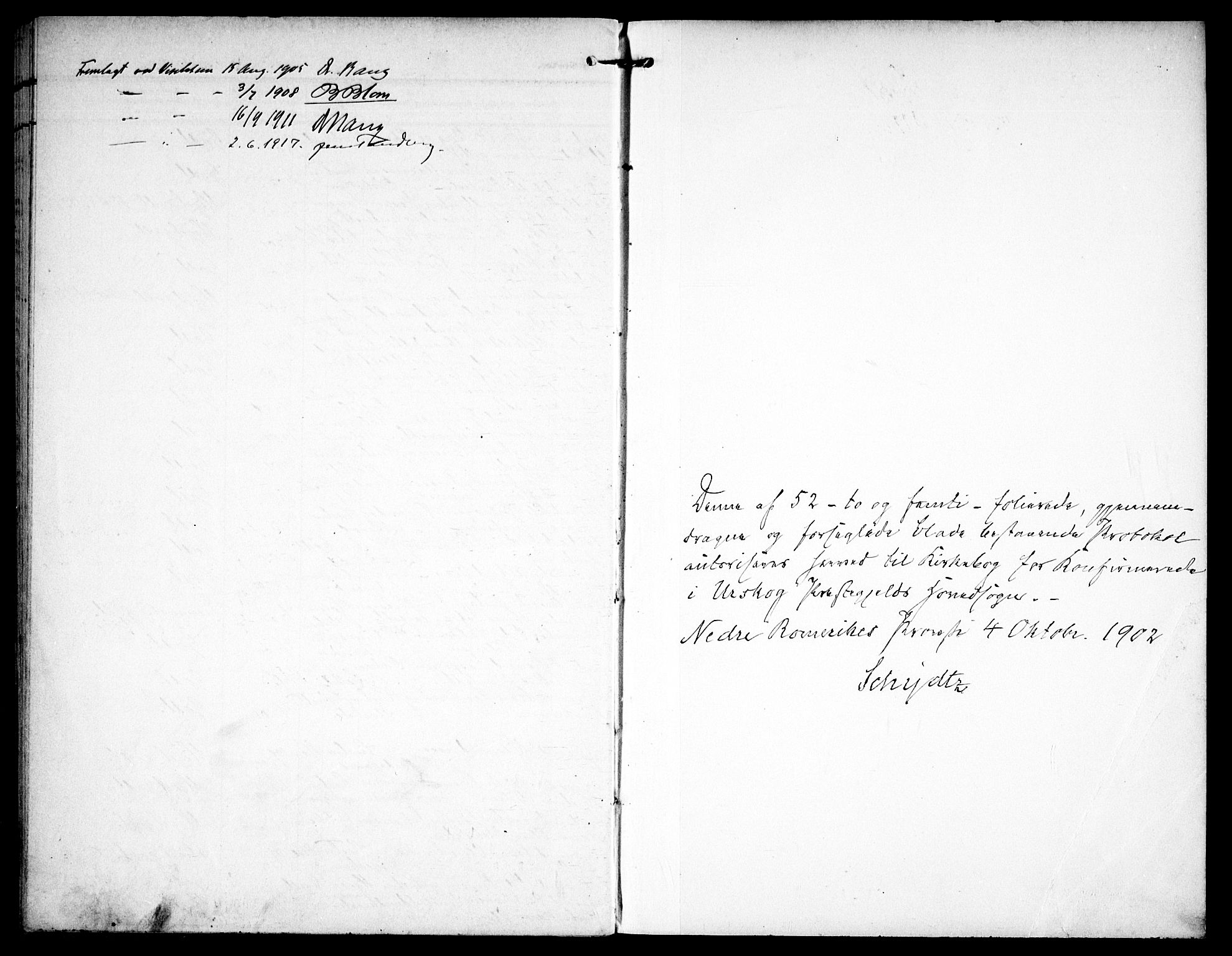 Aurskog prestekontor Kirkebøker, SAO/A-10304a/F/Fa/L0012: Ministerialbok nr. I 12, 1902-1915
