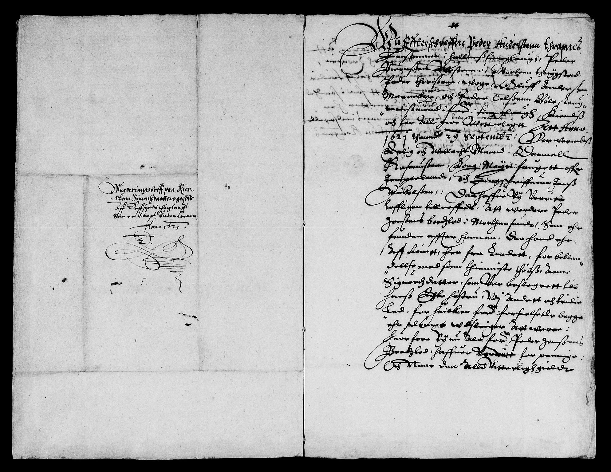 Rentekammeret inntil 1814, Reviderte regnskaper, Lensregnskaper, AV/RA-EA-5023/R/Rb/Rbw/L0022: Trondheim len, 1621-1622