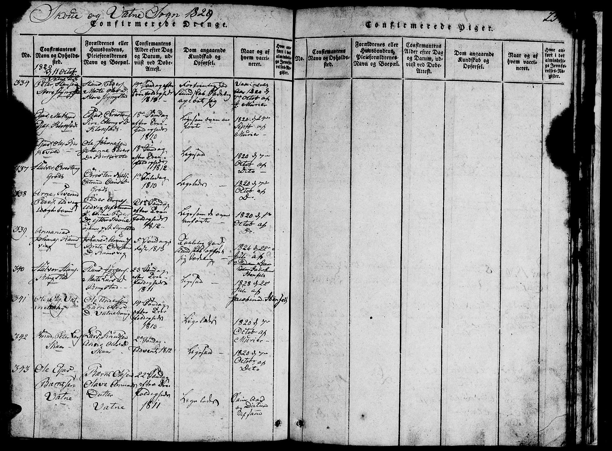 Ministerialprotokoller, klokkerbøker og fødselsregistre - Møre og Romsdal, AV/SAT-A-1454/524/L0360: Klokkerbok nr. 524C01, 1816-1830, s. 257