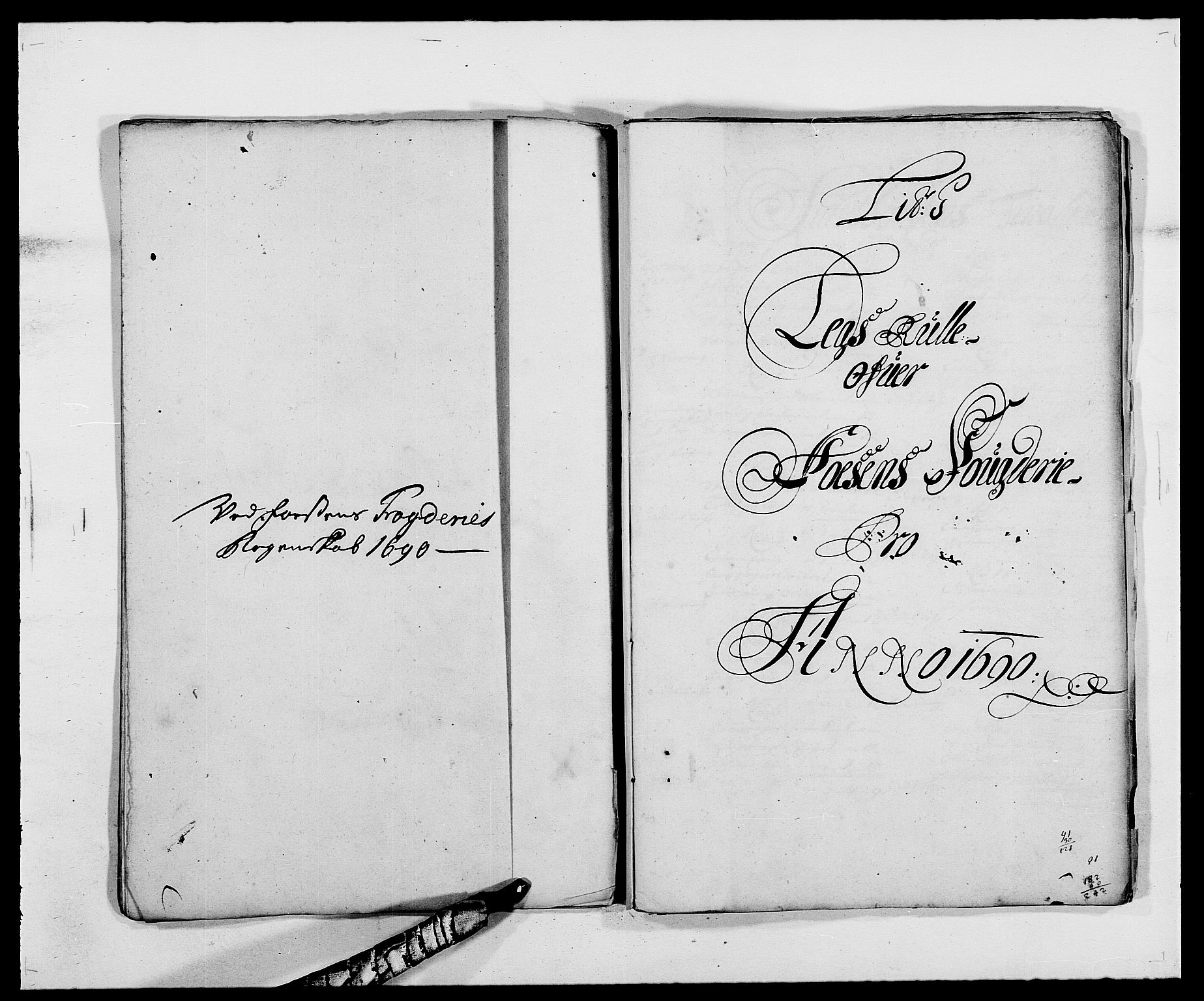 Rentekammeret inntil 1814, Reviderte regnskaper, Fogderegnskap, AV/RA-EA-4092/R57/L3848: Fogderegnskap Fosen, 1690-1691, s. 101