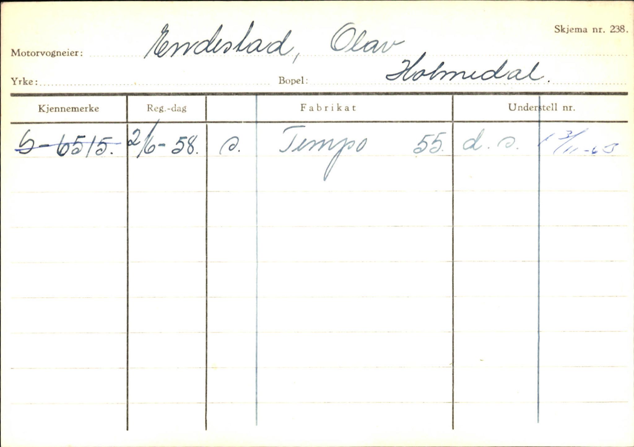 Statens vegvesen, Sogn og Fjordane vegkontor, AV/SAB-A-5301/4/F/L0125: Eigarregister Sogndal V-Å. Aurland A-Å. Fjaler A-N, 1945-1975, s. 1627