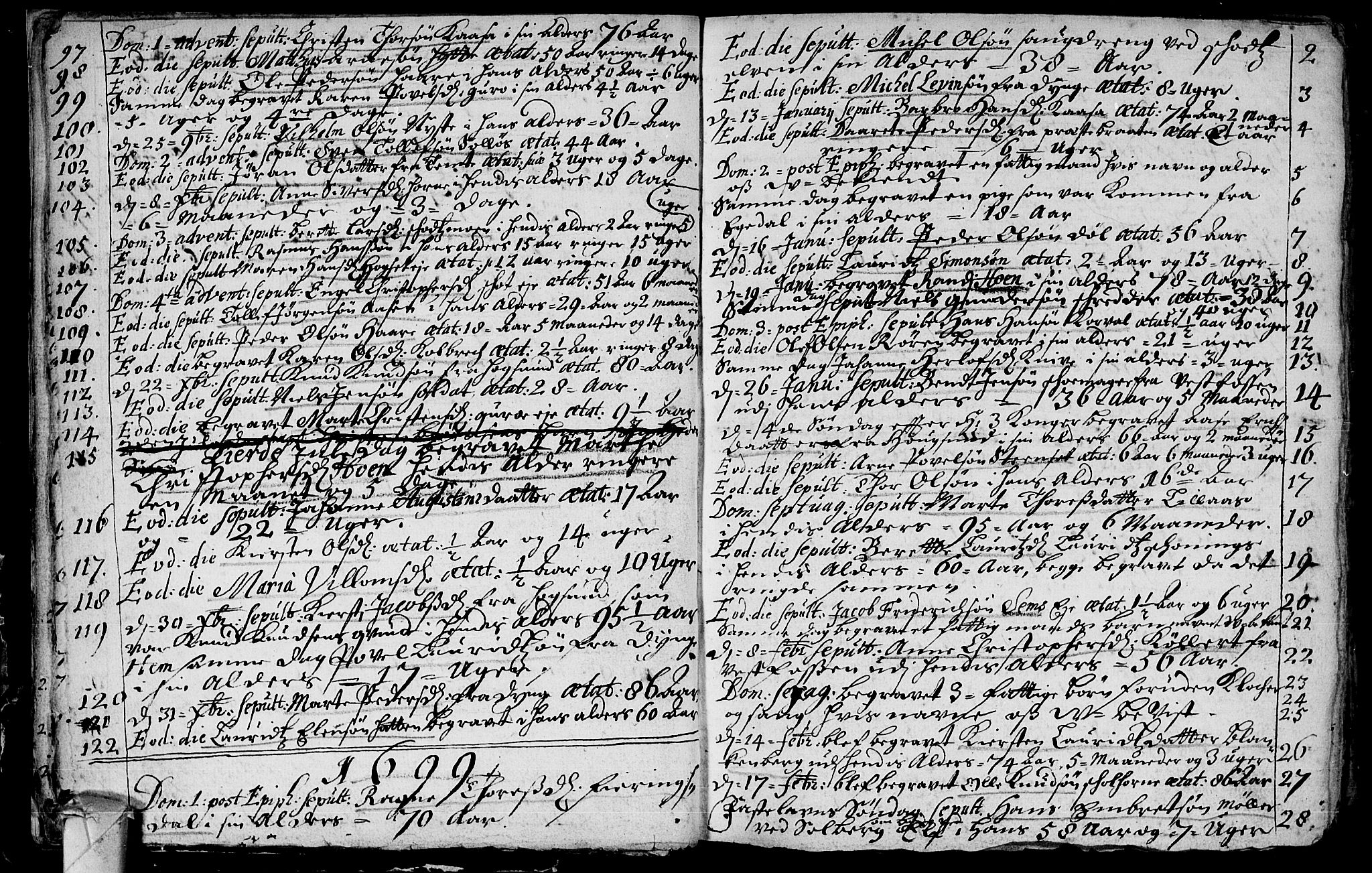 Eiker kirkebøker, AV/SAKO-A-4/F/Fa/L0001: Ministerialbok nr. I 1 /1, 1683-1704
