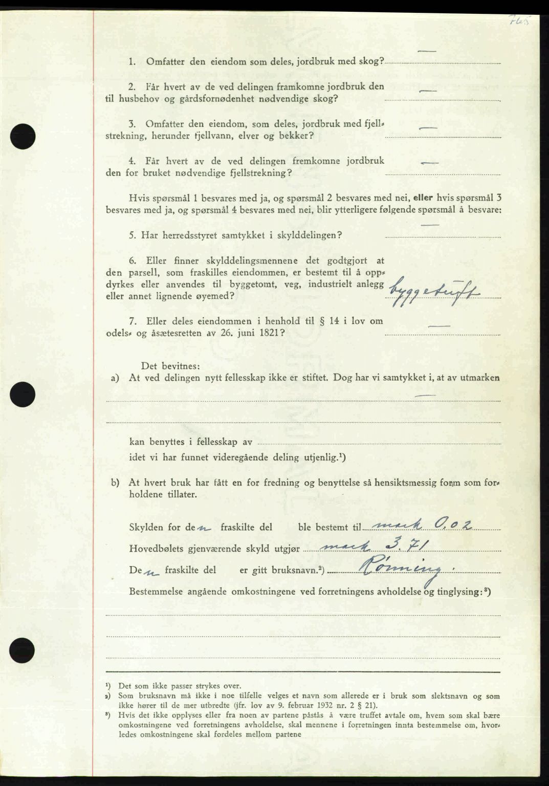 Nordmøre sorenskriveri, AV/SAT-A-4132/1/2/2Ca: Pantebok nr. A112, 1949-1949, Dagboknr: 2914/1949