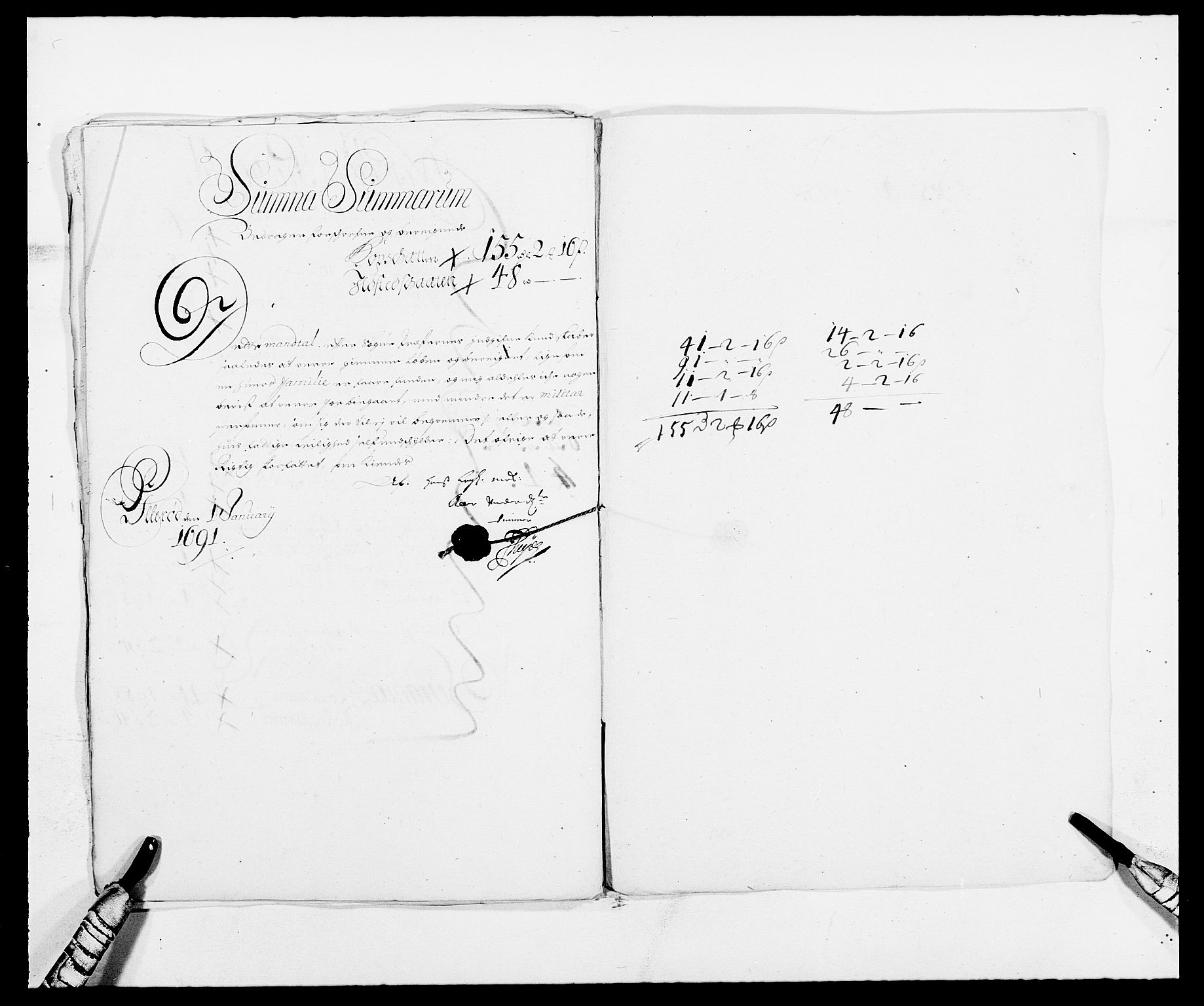 Rentekammeret inntil 1814, Reviderte regnskaper, Fogderegnskap, RA/EA-4092/R09/L0435: Fogderegnskap Follo, 1689-1691, s. 386