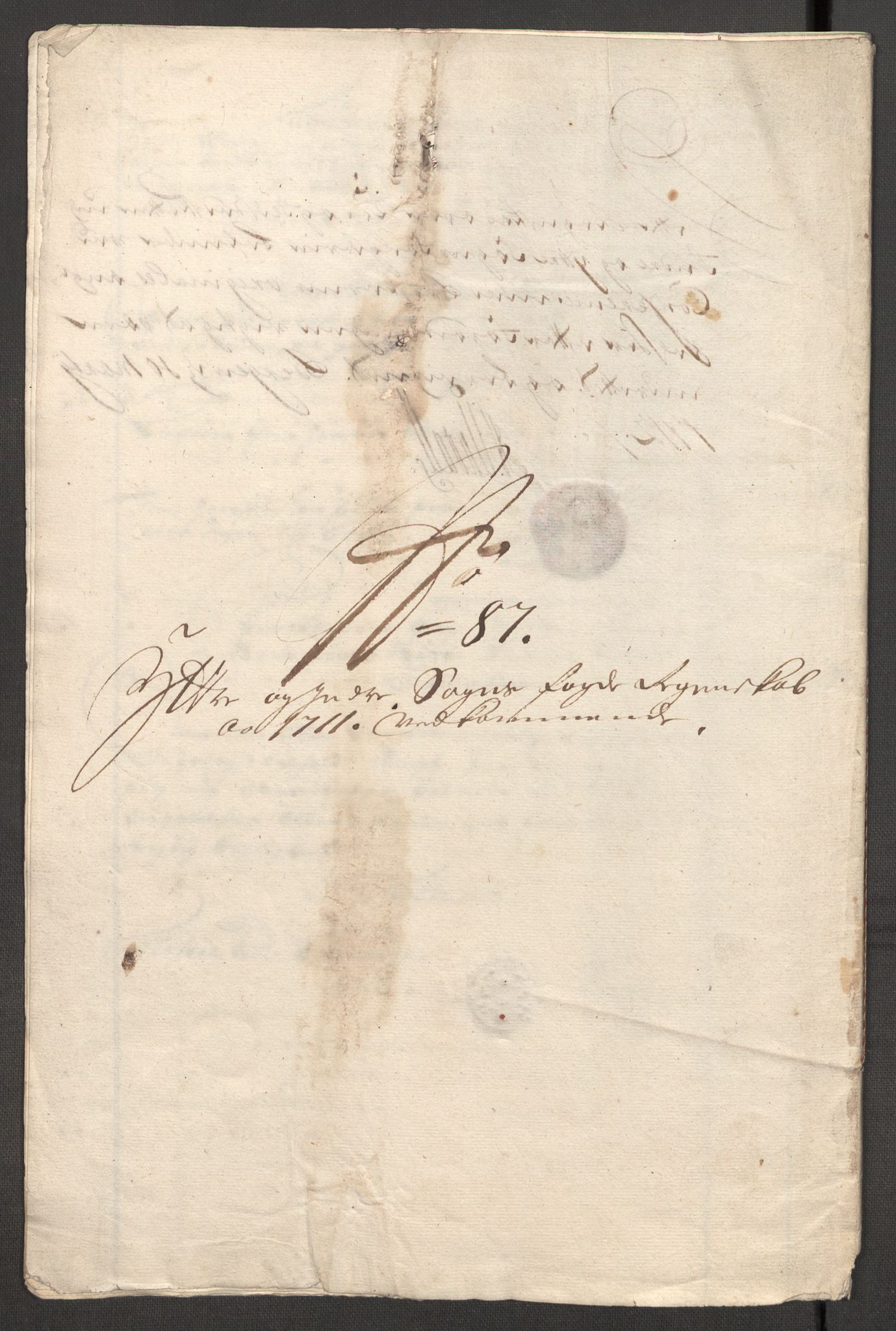 Rentekammeret inntil 1814, Reviderte regnskaper, Fogderegnskap, RA/EA-4092/R52/L3317: Fogderegnskap Sogn, 1711, s. 403