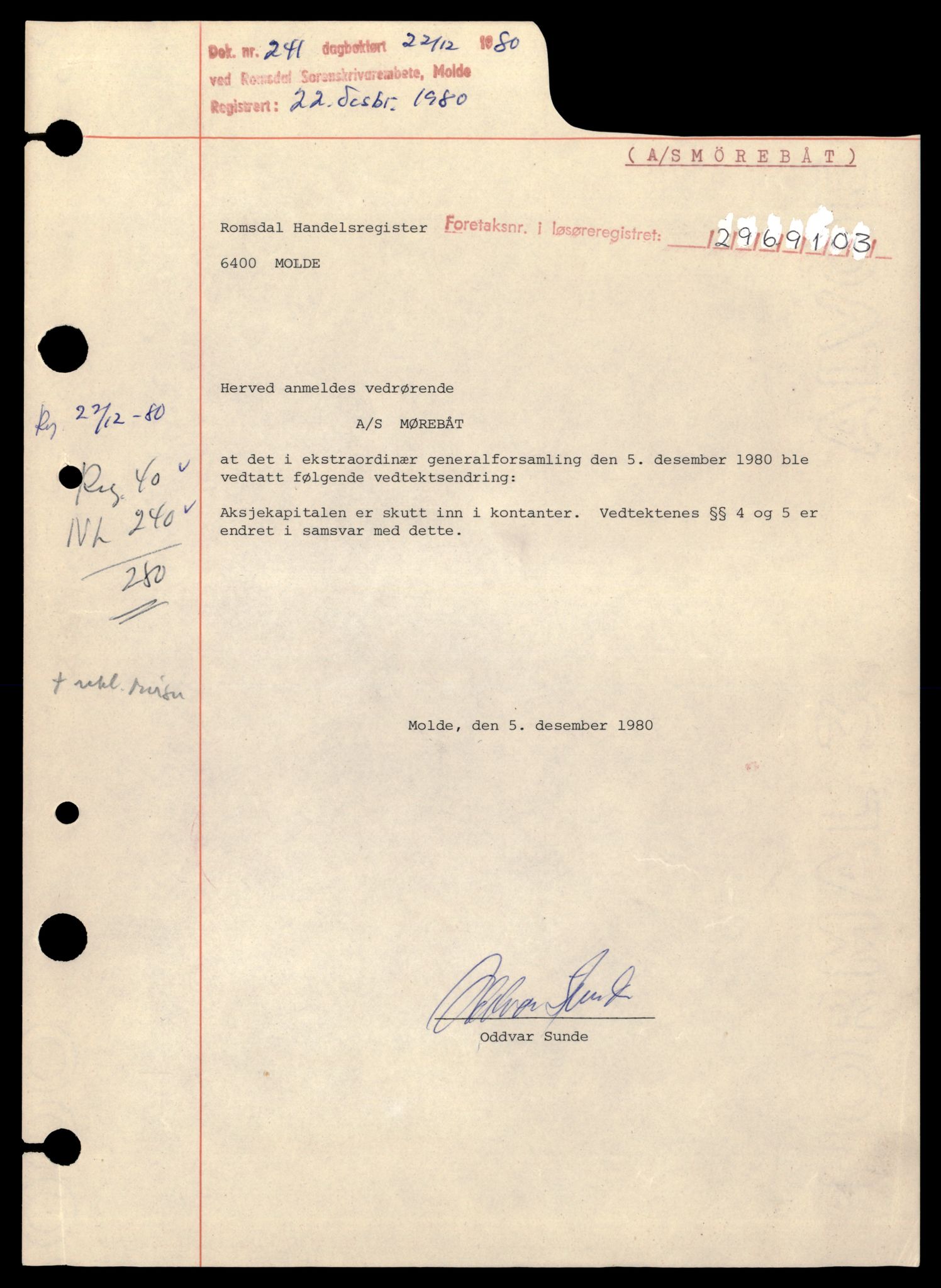 Romsdal sorenskriveri, SAT/A-4149/2/J/Jc/Jce/L0005: Aksjeselskap, M-Q, 1944-1990, s. 1