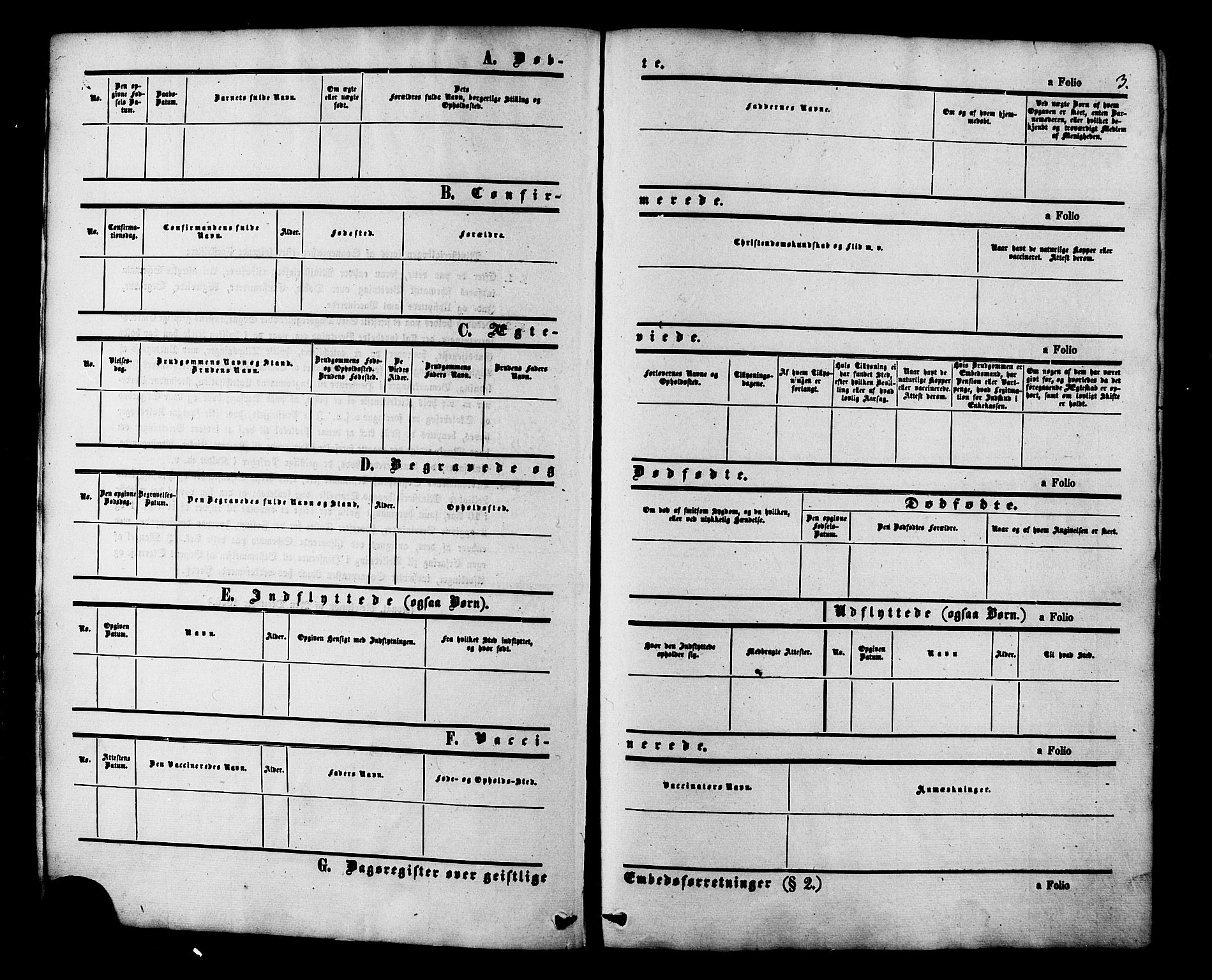 Ministerialprotokoller, klokkerbøker og fødselsregistre - Møre og Romsdal, AV/SAT-A-1454/546/L0594: Ministerialbok nr. 546A02, 1854-1882, s. 3