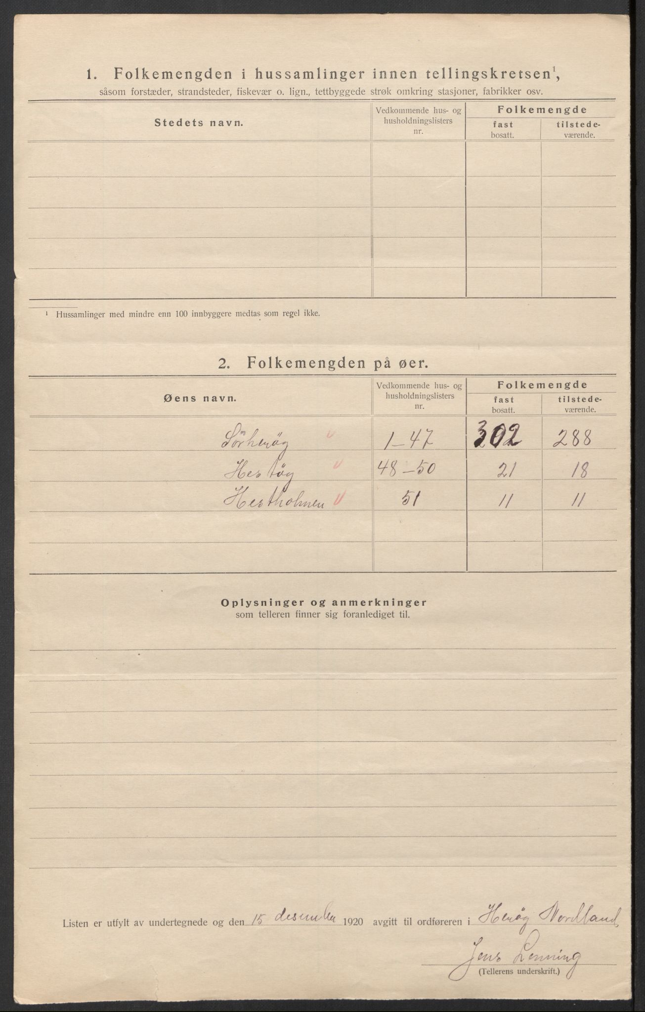 SAT, Folketelling 1920 for 1818 Herøy herred, 1920, s. 14