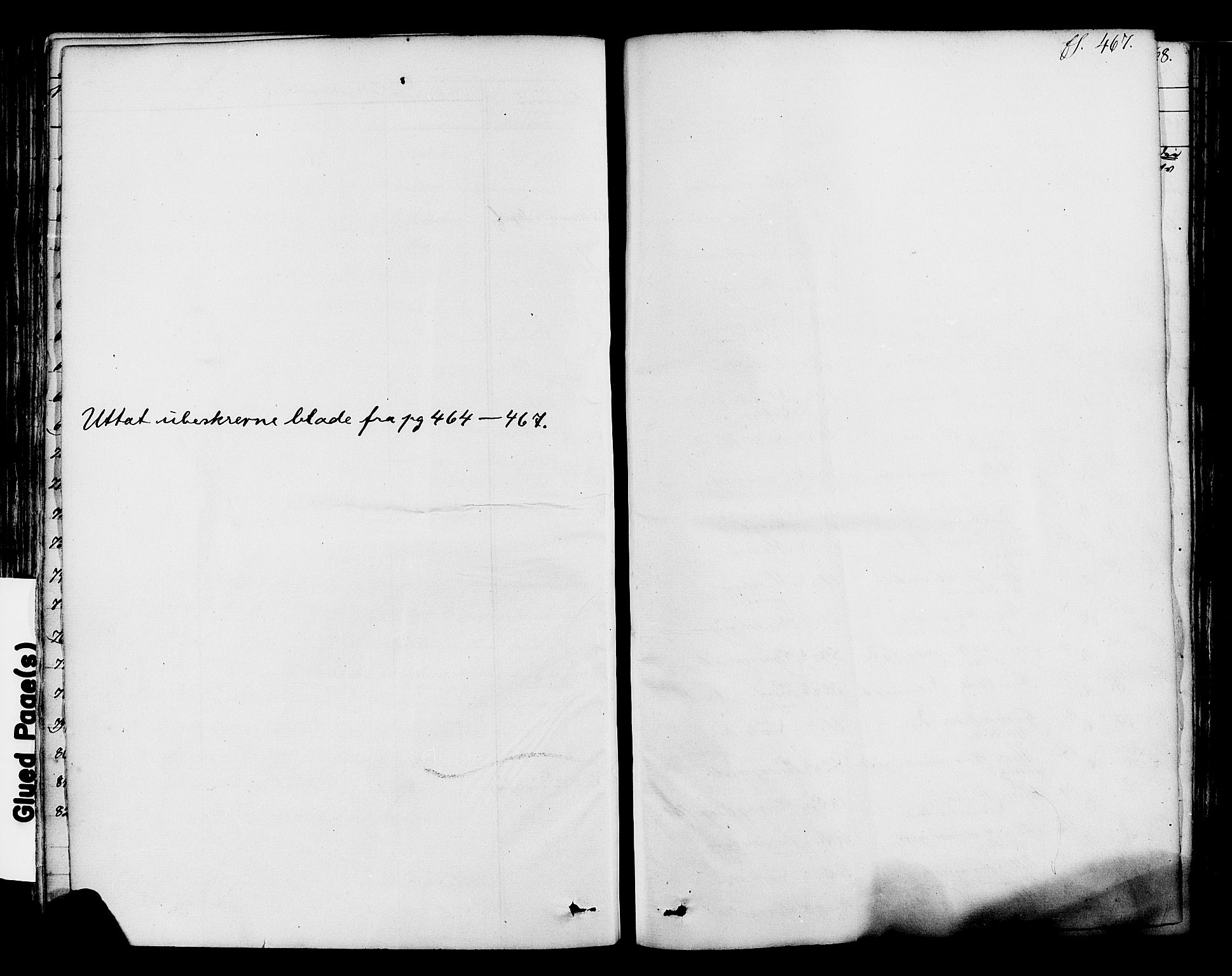 Ringsaker prestekontor, SAH/PREST-014/K/Ka/L0008: Ministerialbok nr. 8, 1837-1850, s. 467