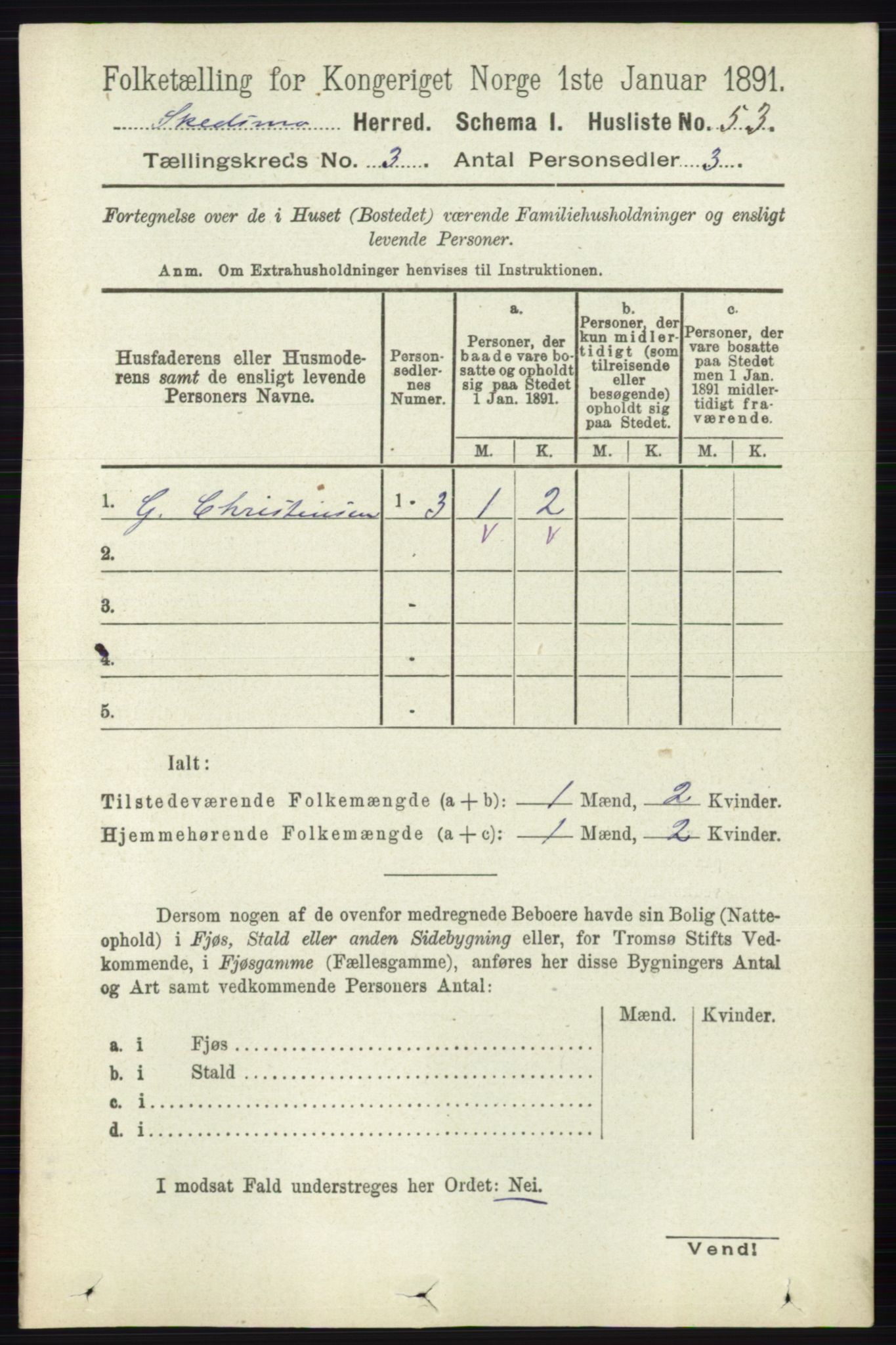 RA, Folketelling 1891 for 0231 Skedsmo herred, 1891, s. 1271