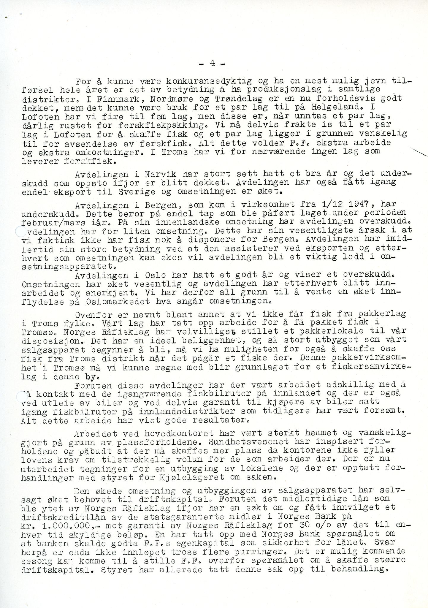 Vardø Fiskersamvirkelag, VAMU/A-0037/D/Da/L0004: Korrespondanse Ko-Ma, 1945-1950
