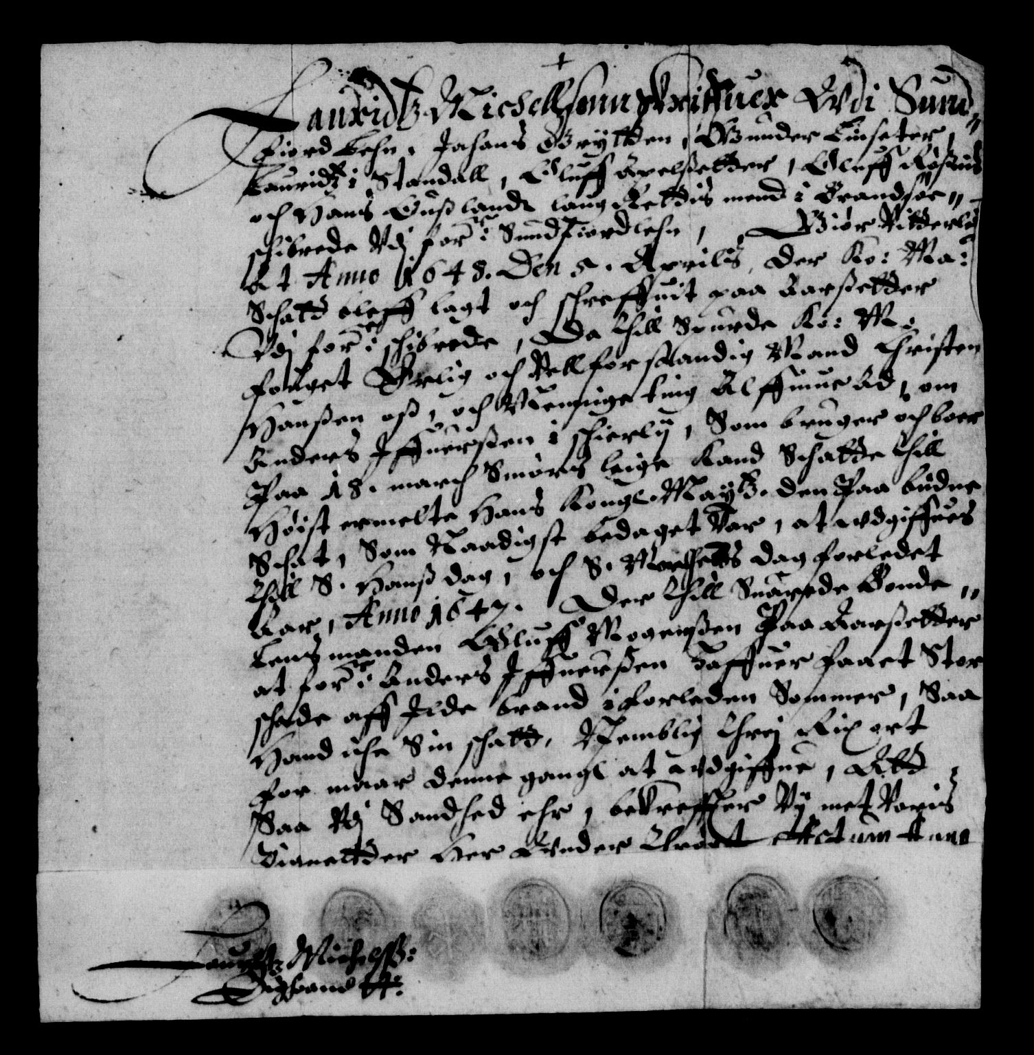 Rentekammeret inntil 1814, Reviderte regnskaper, Lensregnskaper, AV/RA-EA-5023/R/Rb/Rbt/L0109: Bergenhus len, 1647-1648