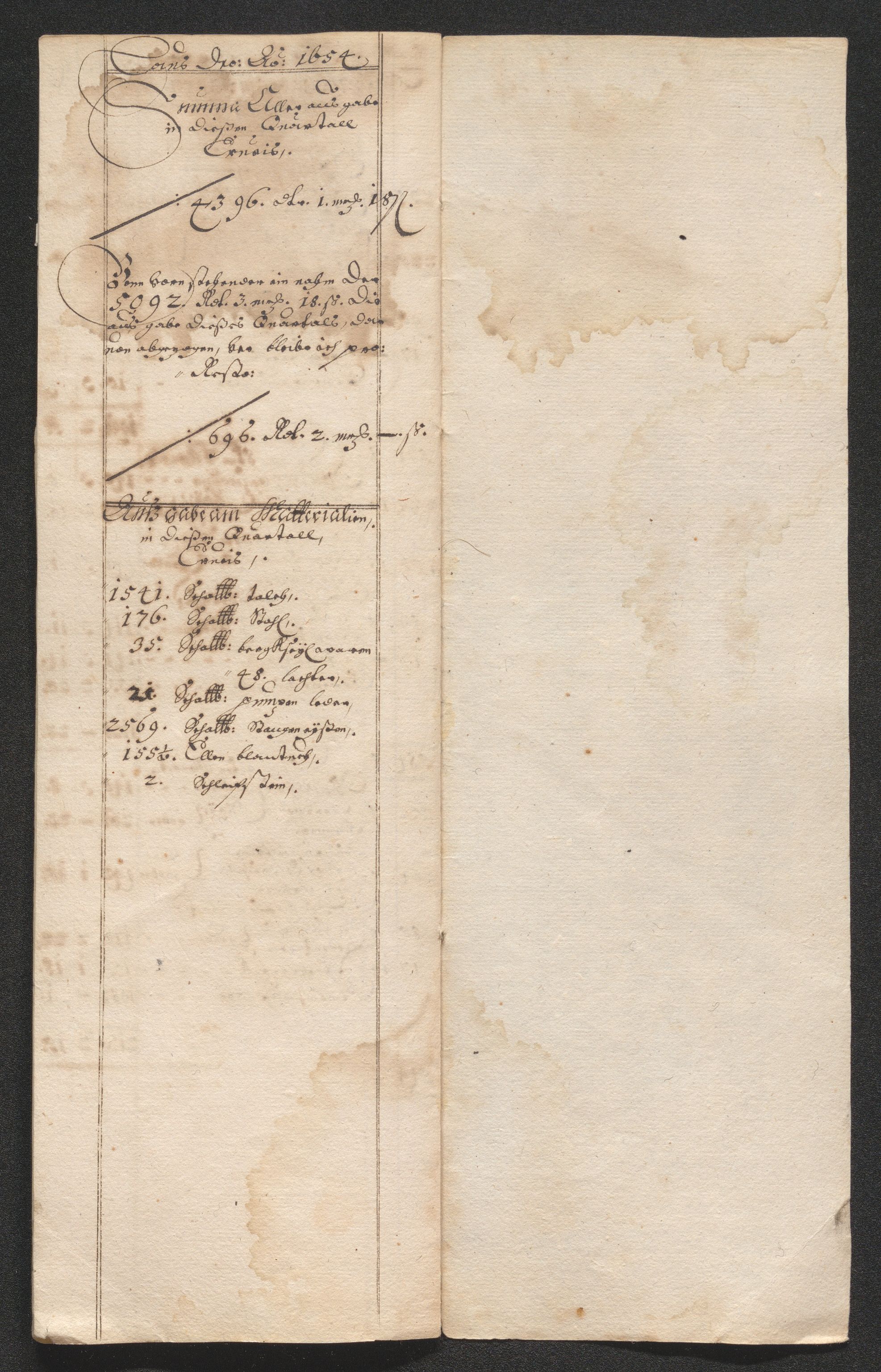 Kongsberg Sølvverk 1623-1816, AV/SAKO-EA-3135/001/D/Dc/Dcd/L0034: Utgiftsregnskap for gruver m.m. , 1651-1659, s. 266