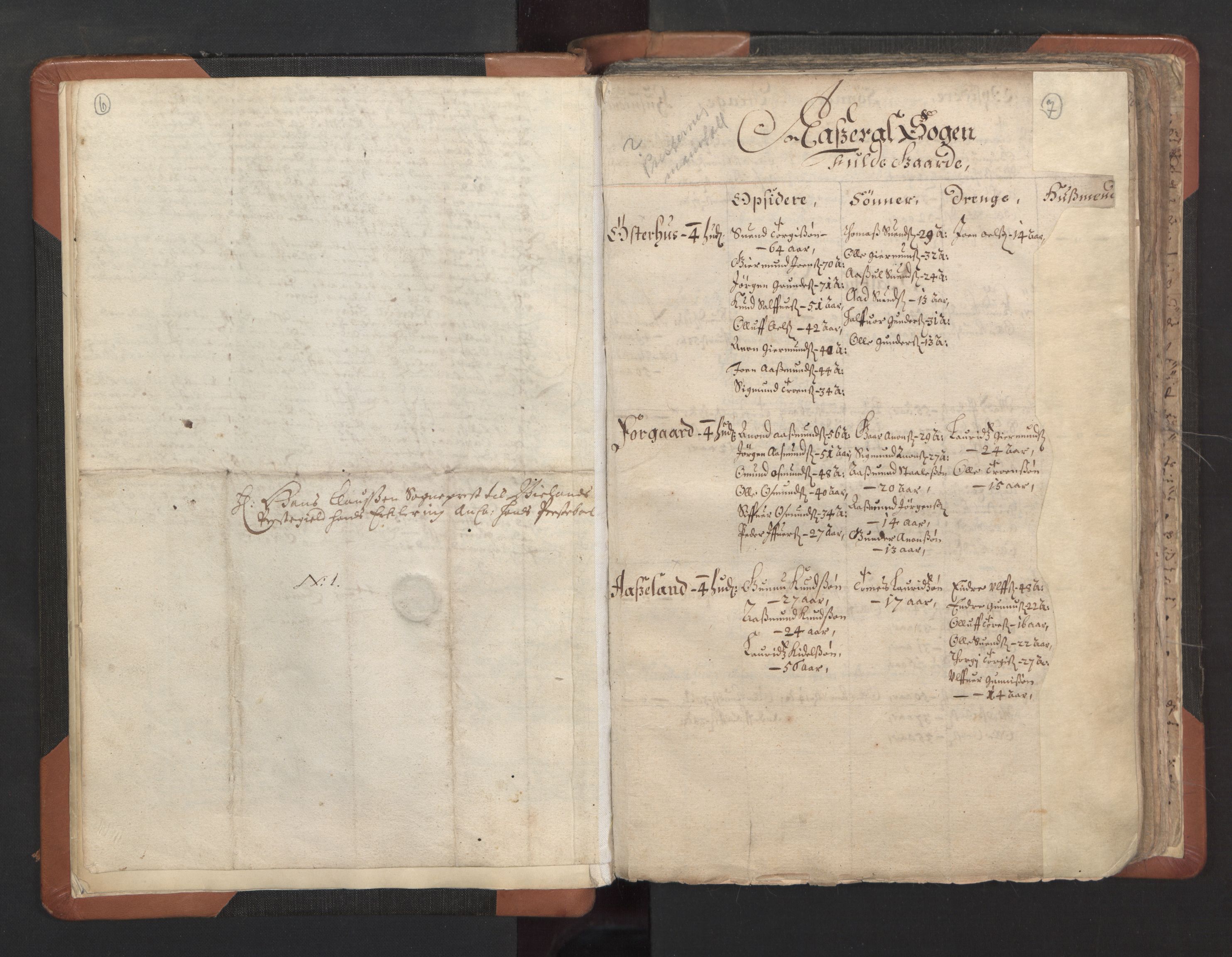 RA, Sogneprestenes manntall 1664-1666, nr. 16: Lista prosti, 1664-1666, s. 6-7