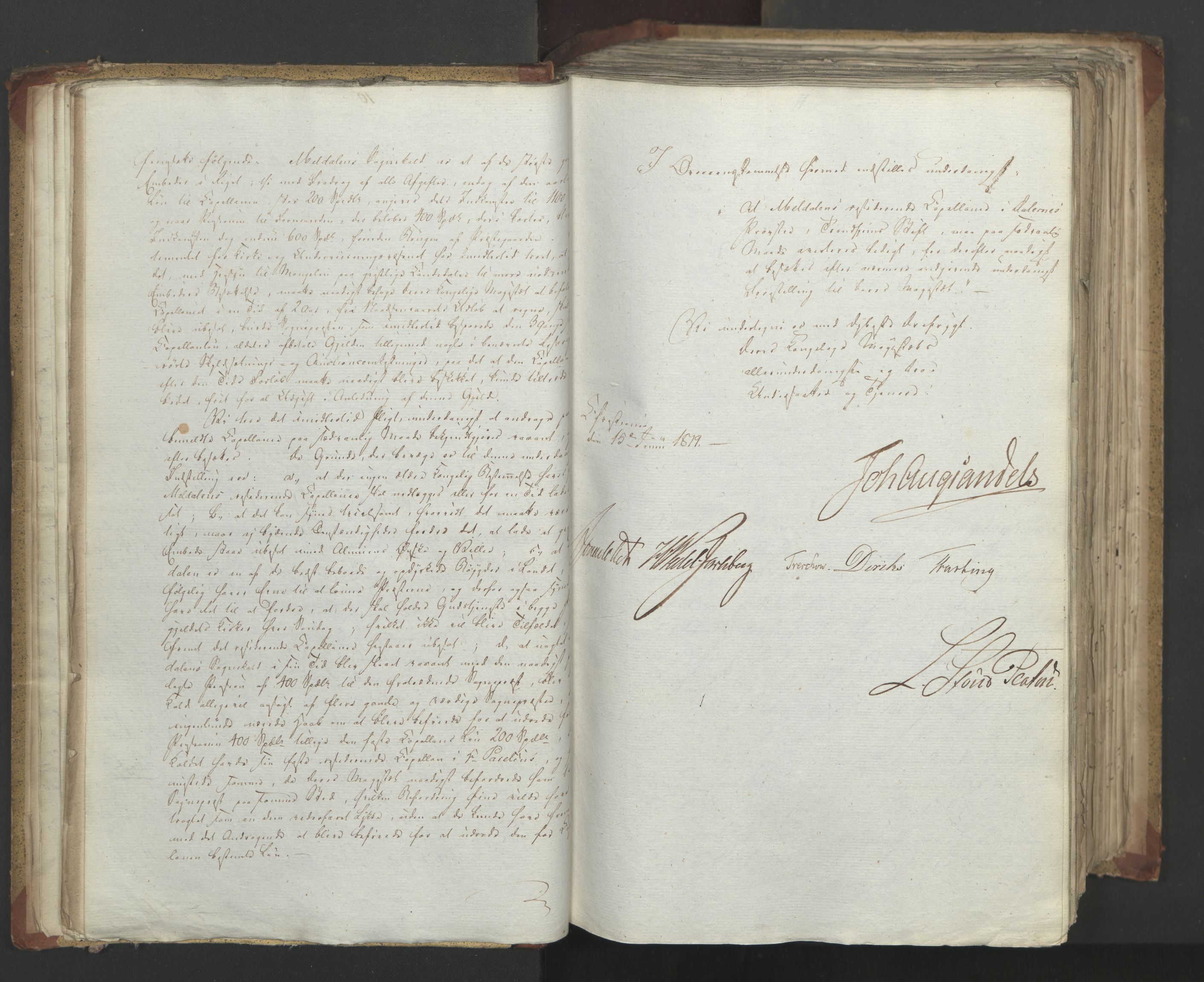 Statsrådsavdelingen i Stockholm, AV/RA-S-1003/D/Da/L0019: Regjeringsinnstillinger nr. 3856-4052, 1819, s. 30