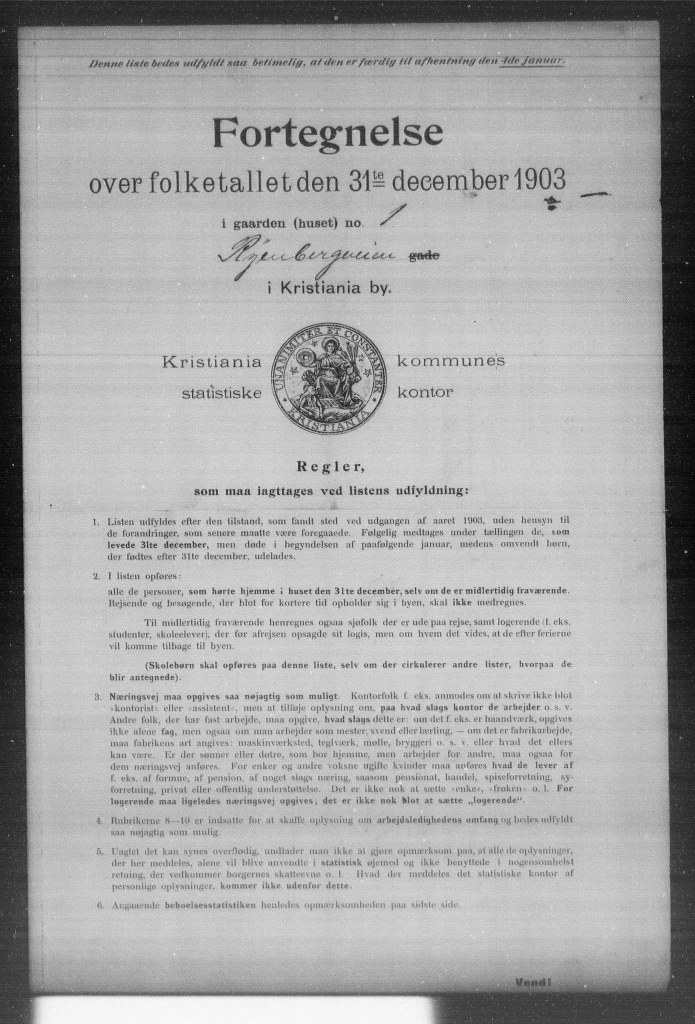 OBA, Kommunal folketelling 31.12.1903 for Kristiania kjøpstad, 1903, s. 16778