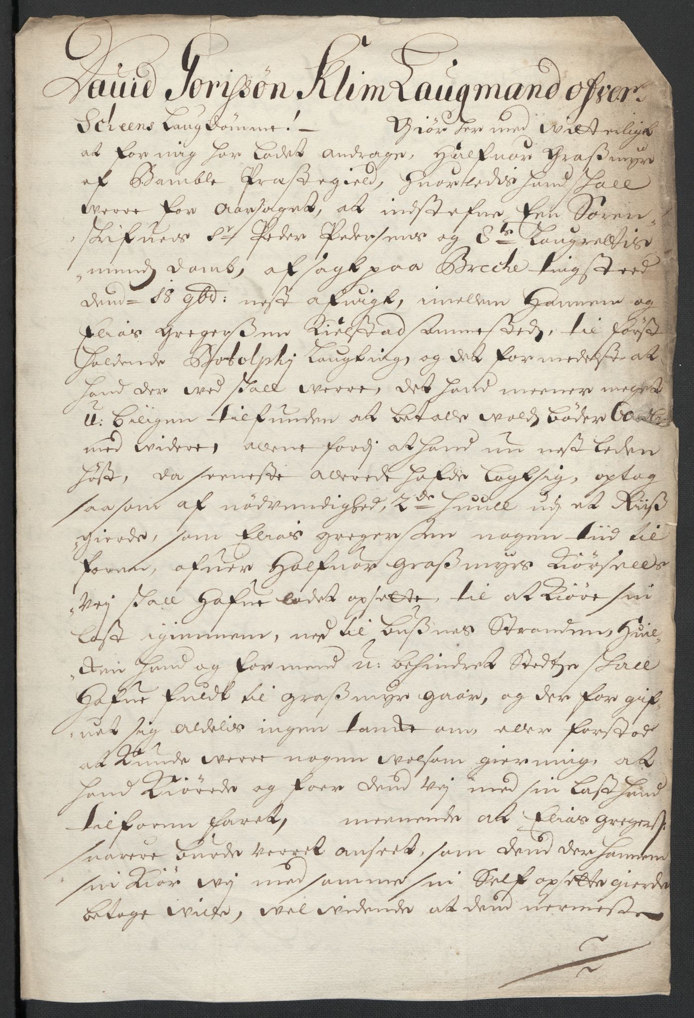 Rentekammeret inntil 1814, Reviderte regnskaper, Fogderegnskap, RA/EA-4092/R36/L2097: Fogderegnskap Øvre og Nedre Telemark og Bamble, 1697, s. 49