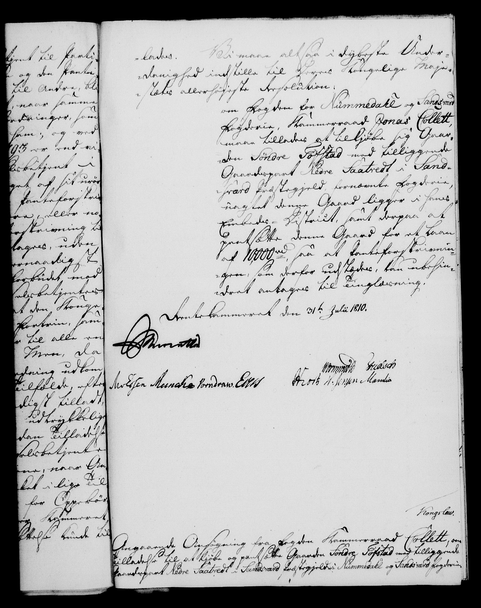 Rentekammeret, Kammerkanselliet, RA/EA-3111/G/Gf/Gfa/L0092: Norsk relasjons- og resolusjonsprotokoll (merket RK 52.92), 1810, s. 407