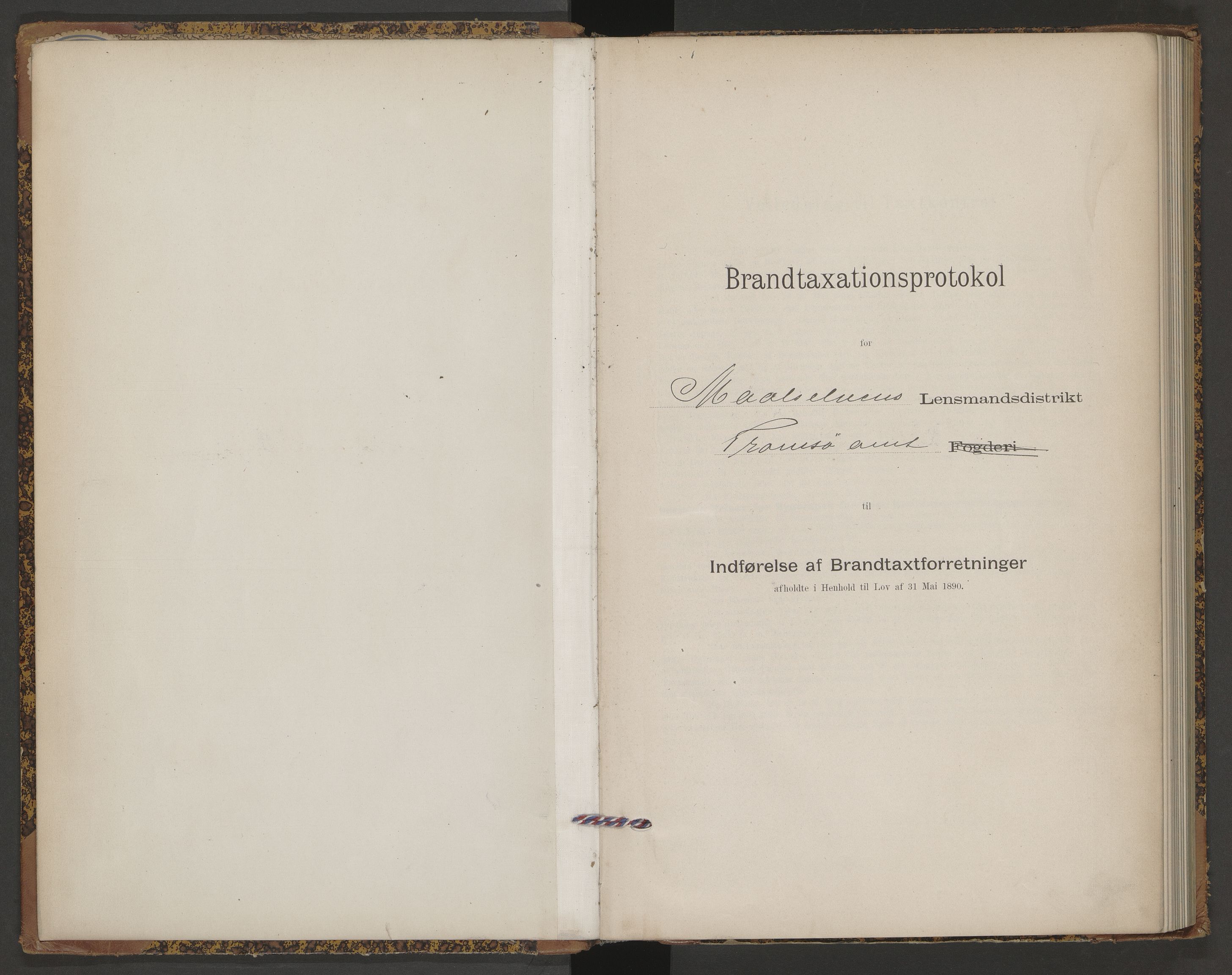 Målselv lensmannskontor, AV/SATØ-SATØ-68/F/Fp/Fpb/L0257: Branntakstprotokoll, 1899-1907