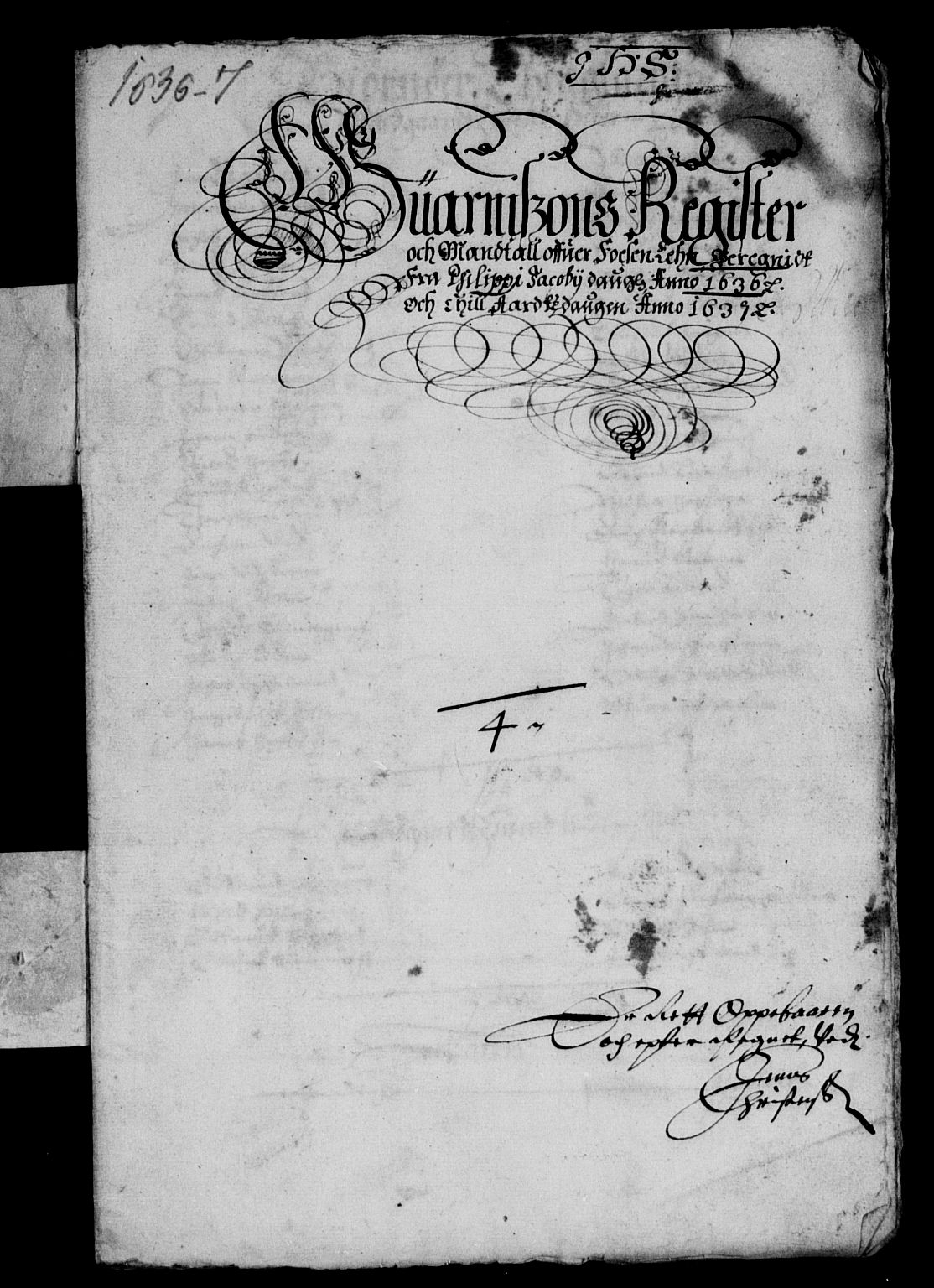 Rentekammeret inntil 1814, Reviderte regnskaper, Lensregnskaper, AV/RA-EA-5023/R/Rb/Rbw/L0059: Trondheim len, 1636-1637