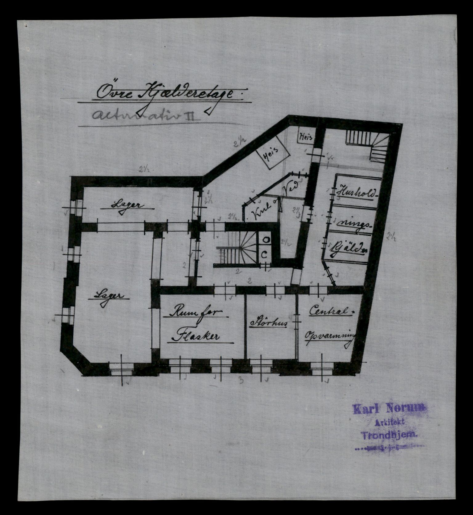 Fortidsminneforeningen, Den trønderske avdeling, AV/SAT-PA-0592/D/Da/L0035: Sakarkiv etter nøkkel, s. 329