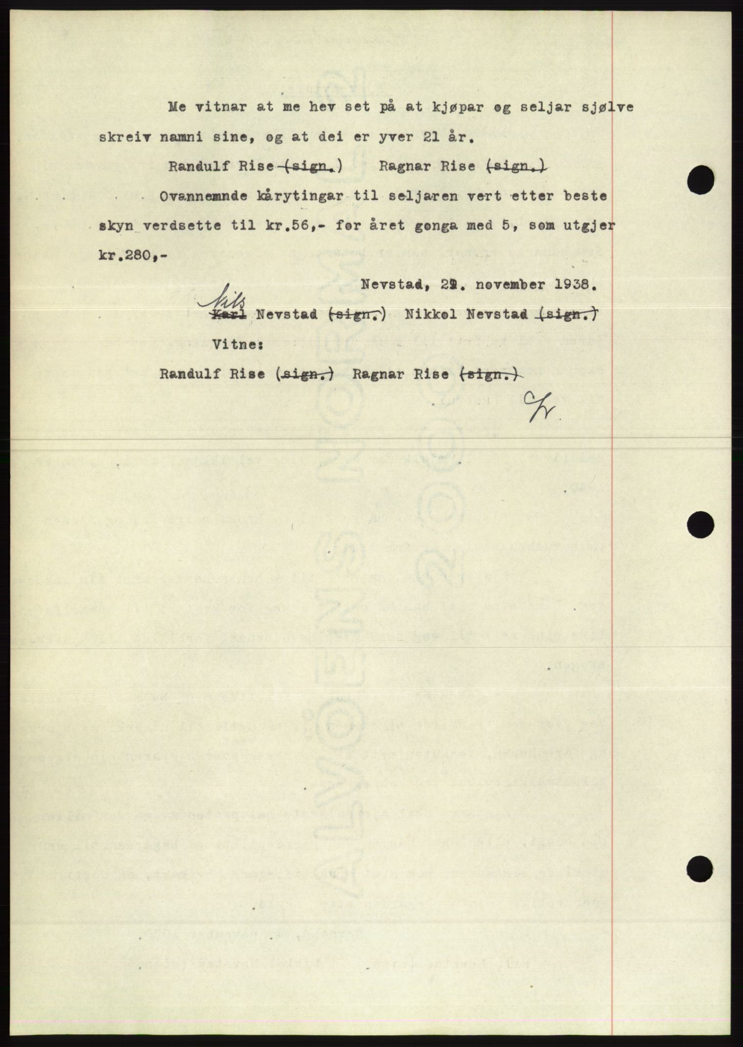 Søre Sunnmøre sorenskriveri, AV/SAT-A-4122/1/2/2C/L0067: Pantebok nr. 61, 1938-1939, Dagboknr: 88/1939