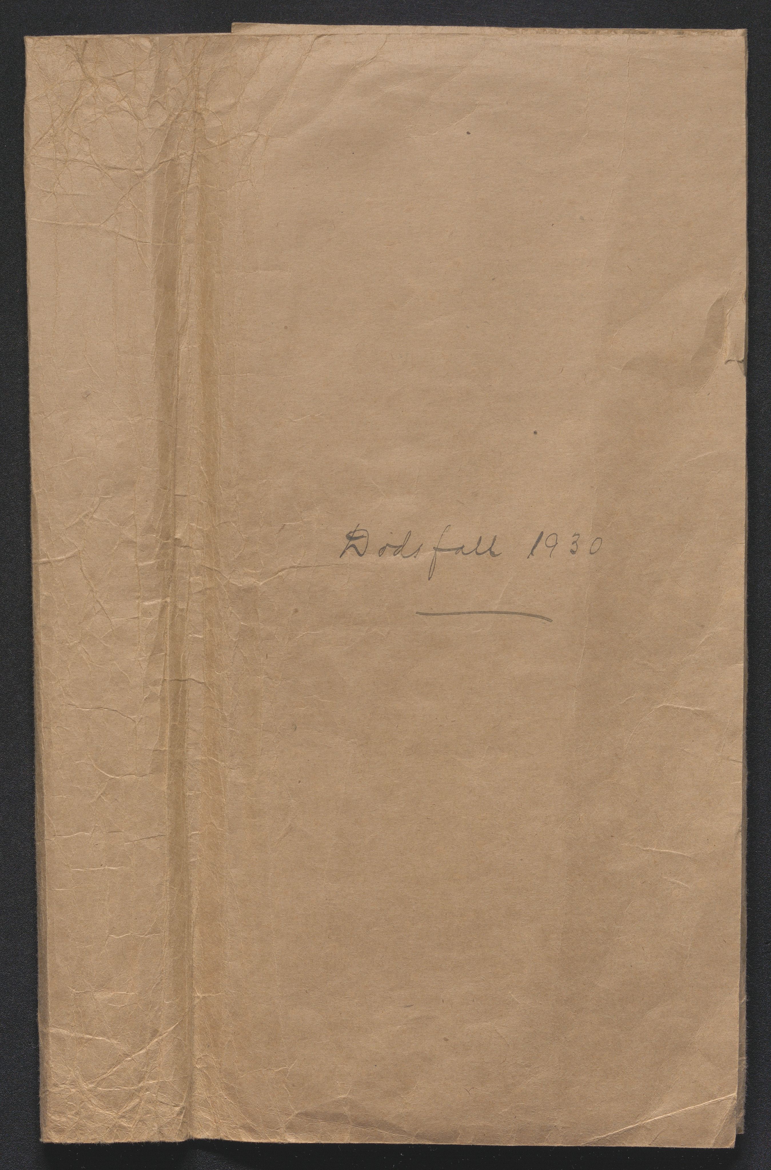 Eiker, Modum og Sigdal sorenskriveri, AV/SAKO-A-123/H/Ha/Hab/L0046: Dødsfallsmeldinger, 1930-1931, s. 1
