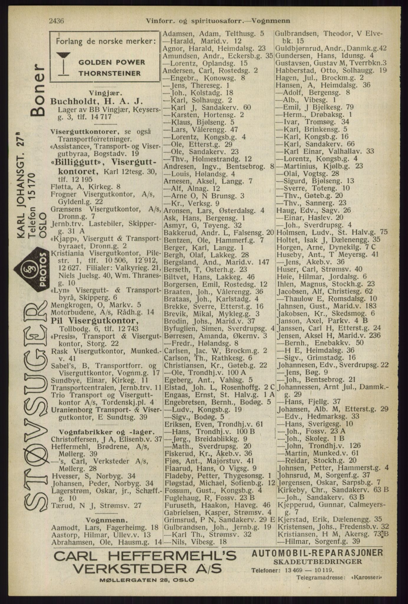 Kristiania/Oslo adressebok, PUBL/-, 1934, s. 2436