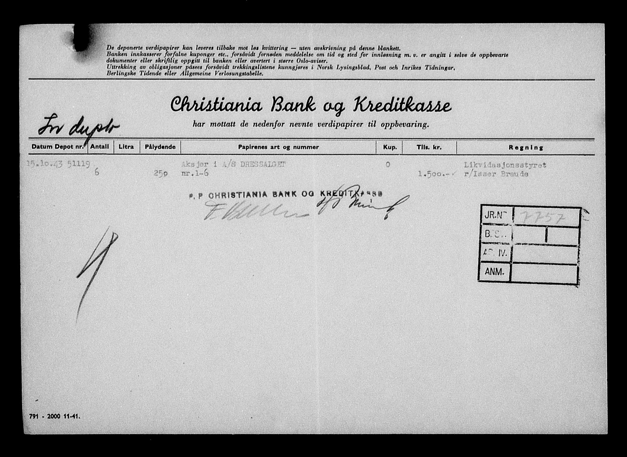 Justisdepartementet, Tilbakeføringskontoret for inndratte formuer, AV/RA-S-1564/H/Hc/Hcc/L0928: --, 1945-1947, s. 36