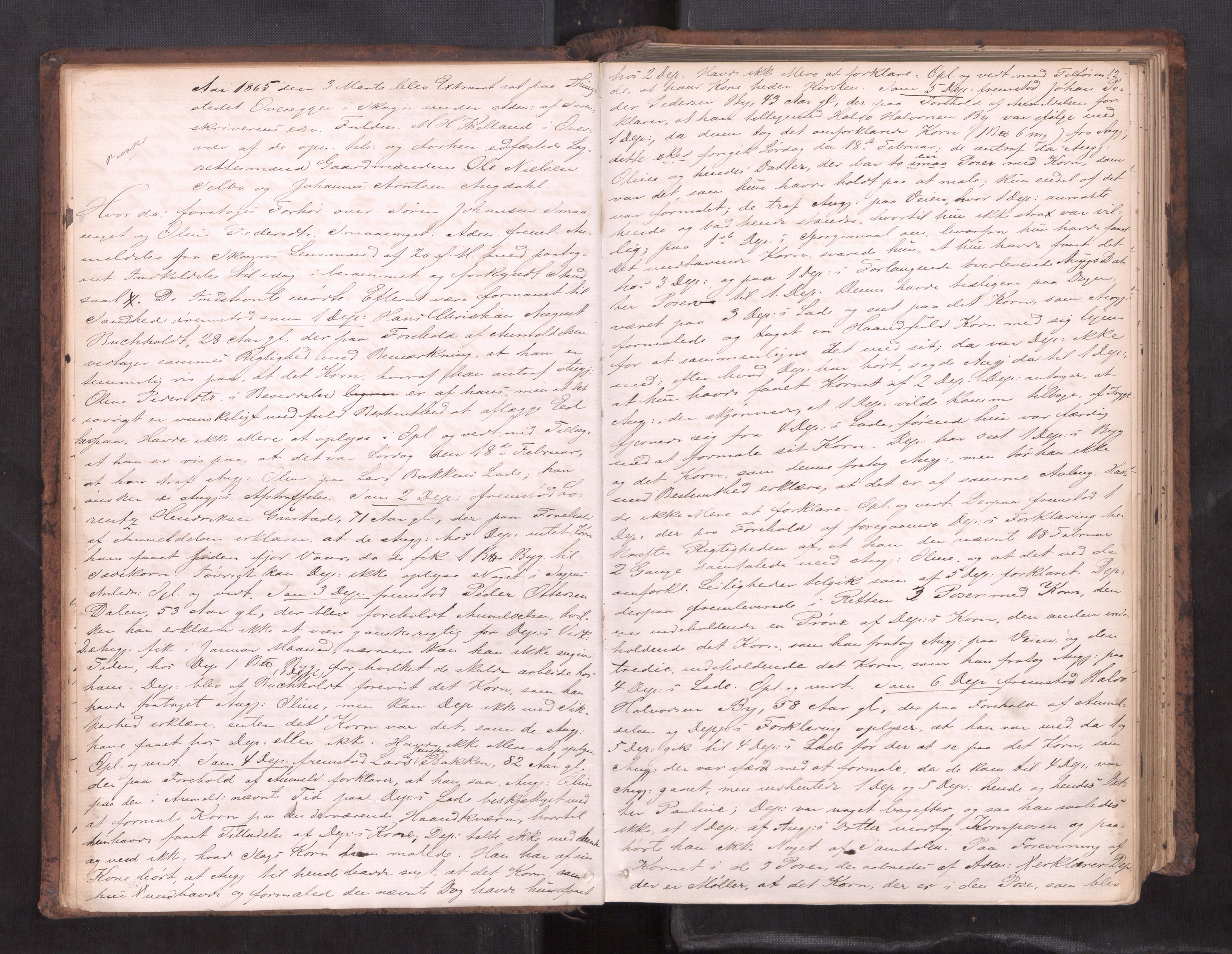 Stjør- og Verdal sorenskriveri, AV/SAT-A-4167/1/1/1B/L0019: Ekstrarettsprotokoll, 1864-1877, s. 11b-12a