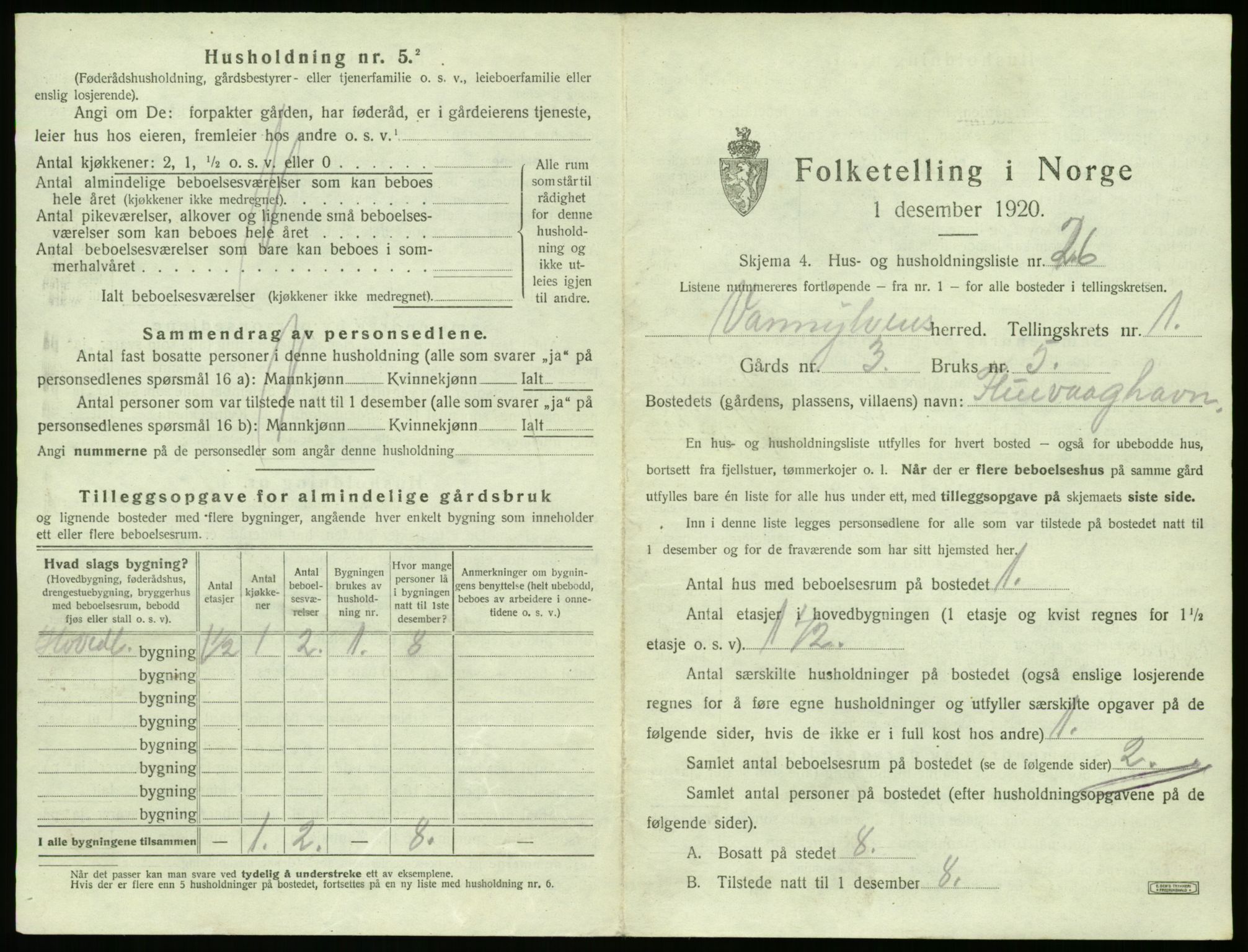 SAT, Folketelling 1920 for 1511 Vanylven herred, 1920, s. 83