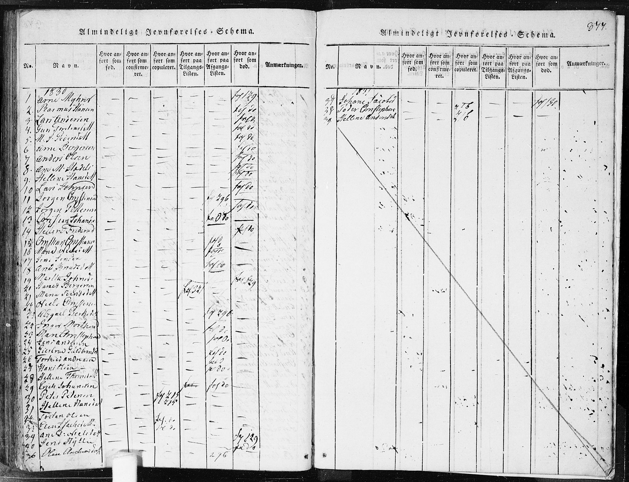 Spydeberg prestekontor Kirkebøker, AV/SAO-A-10924/F/Fa/L0004: Ministerialbok nr. I 4, 1814-1841, s. 377