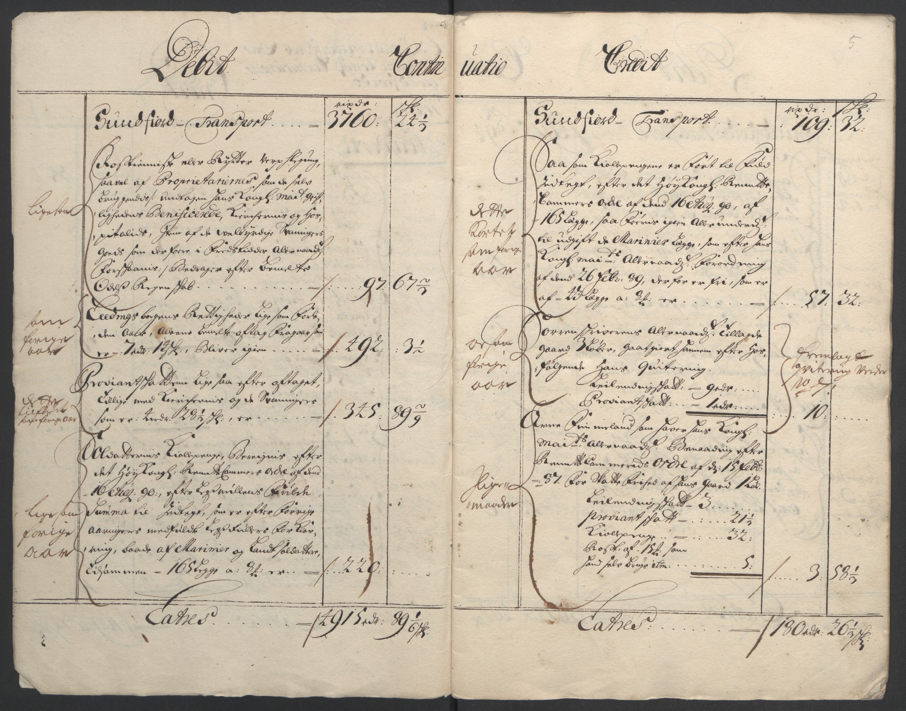 Rentekammeret inntil 1814, Reviderte regnskaper, Fogderegnskap, RA/EA-4092/R53/L3422: Fogderegnskap Sunn- og Nordfjord, 1695-1696, s. 6