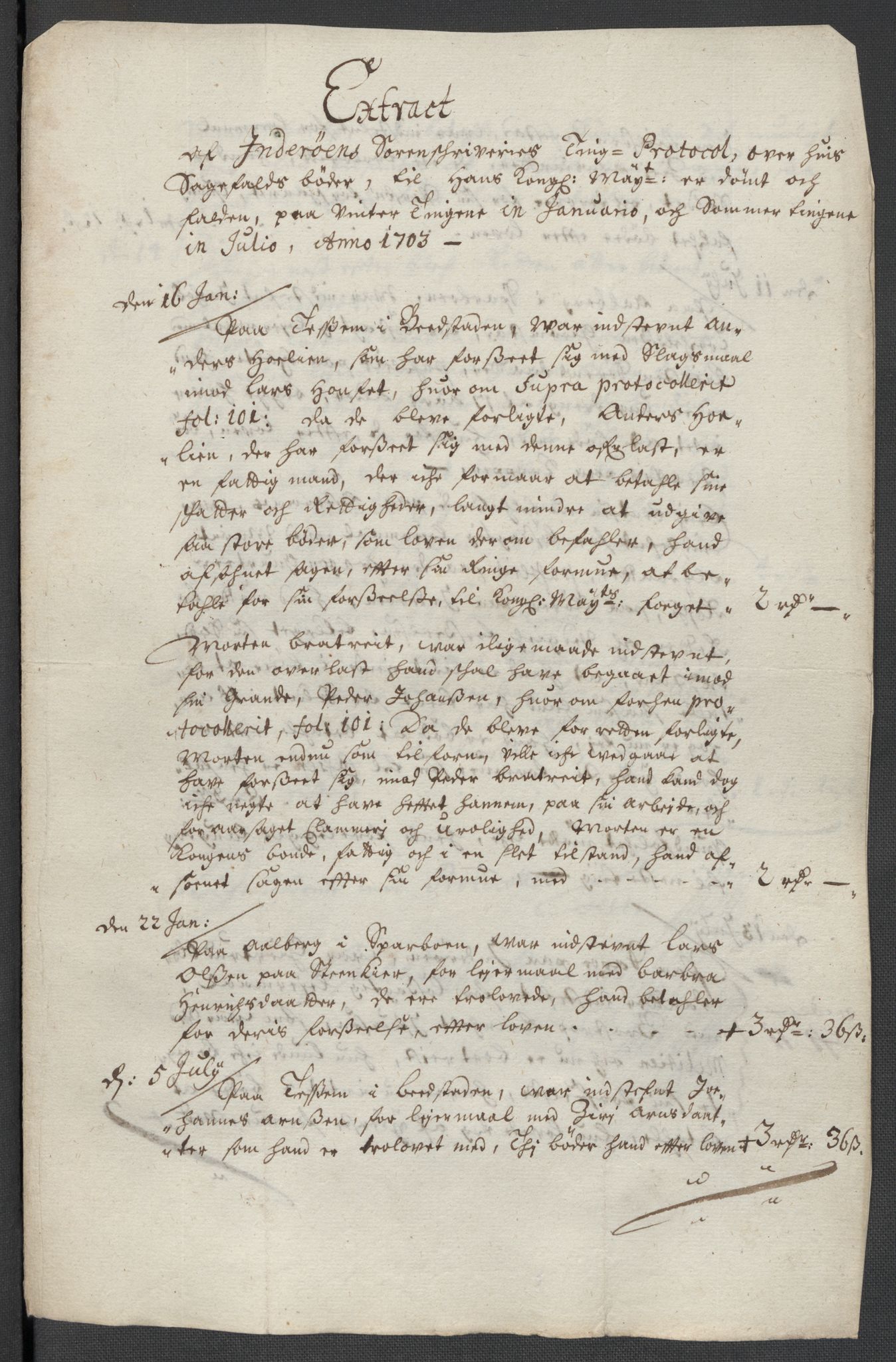 Rentekammeret inntil 1814, Reviderte regnskaper, Fogderegnskap, RA/EA-4092/R63/L4313: Fogderegnskap Inderøy, 1703-1704, s. 219