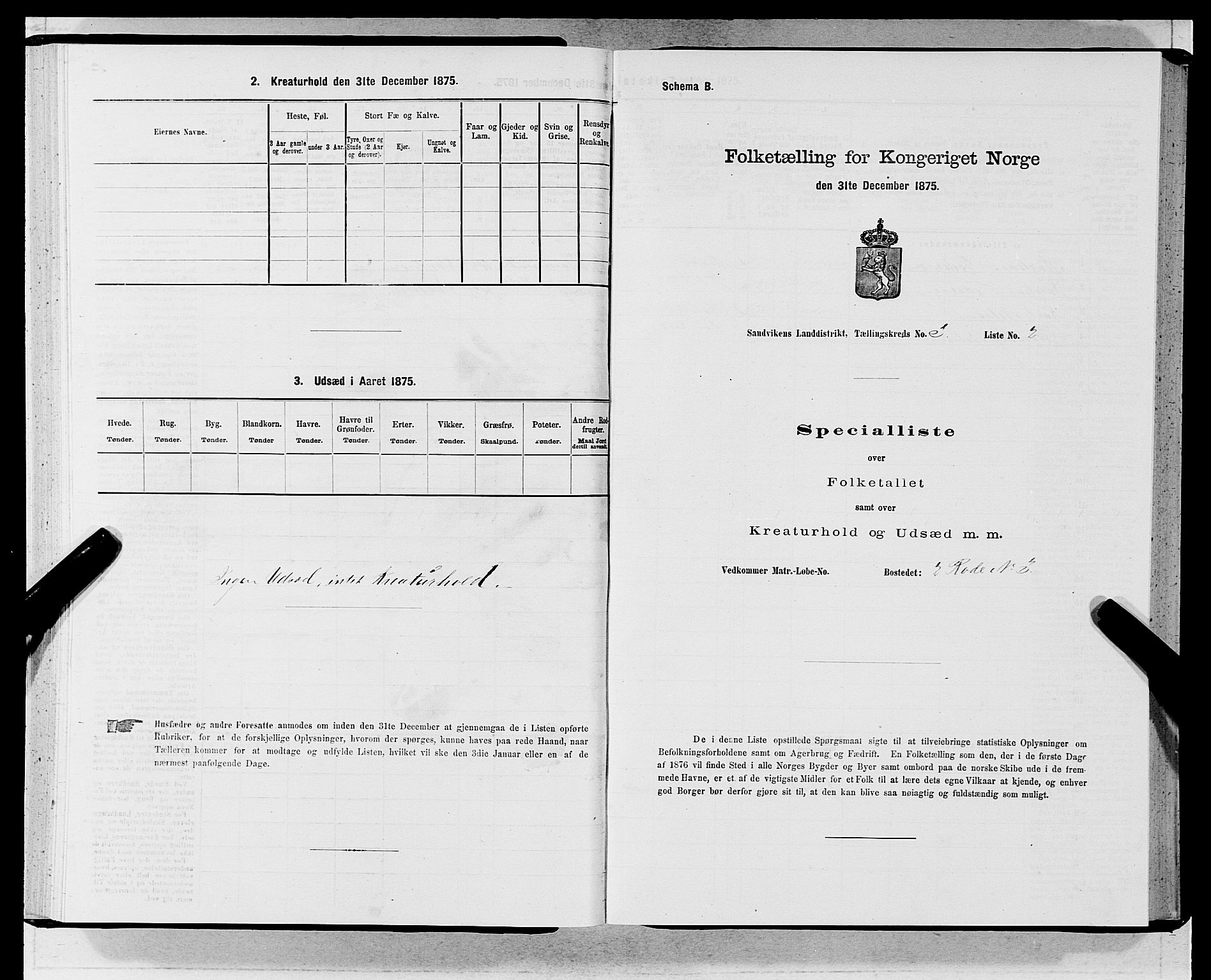 SAB, Folketelling 1875 for 1281L Bergen landdistrikt, Domkirkens landsokn og Sandvikens landsokn, 1875, s. 171