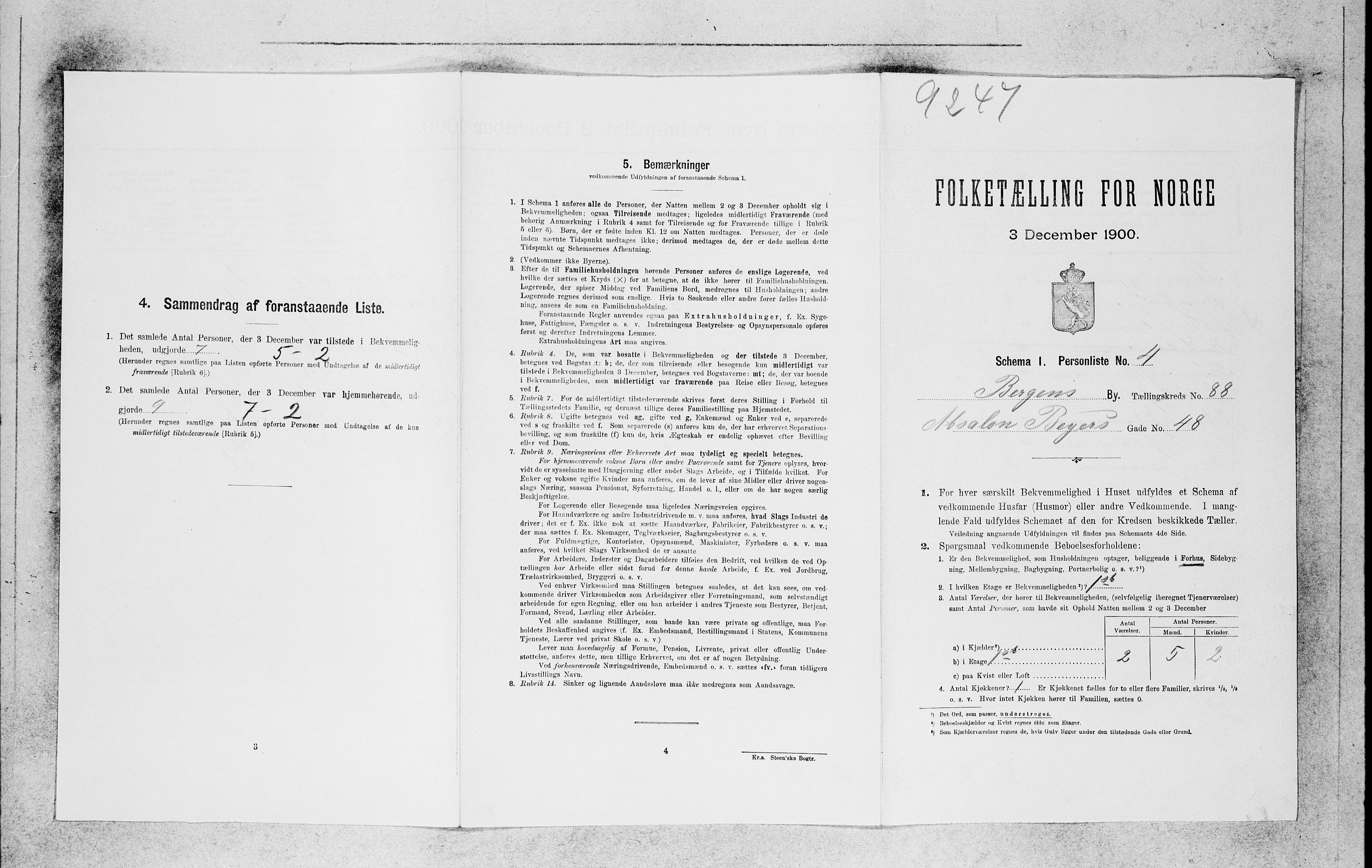 SAB, Folketelling 1900 for 1301 Bergen kjøpstad, 1900, s. 18970