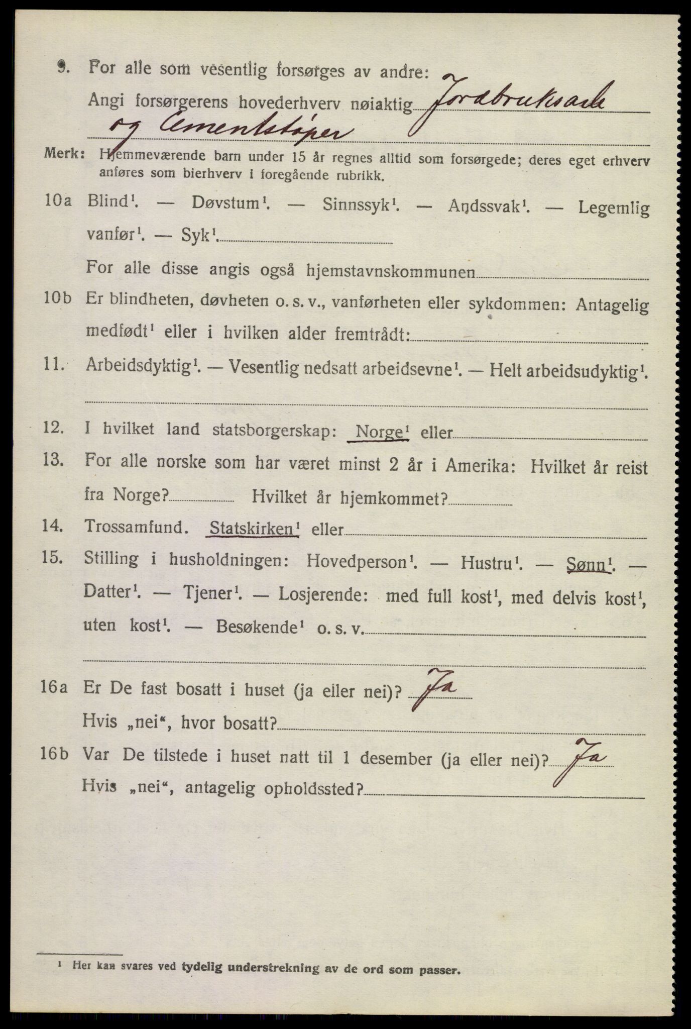 SAKO, Folketelling 1920 for 0630 Øvre Sandsvær herred, 1920, s. 1955
