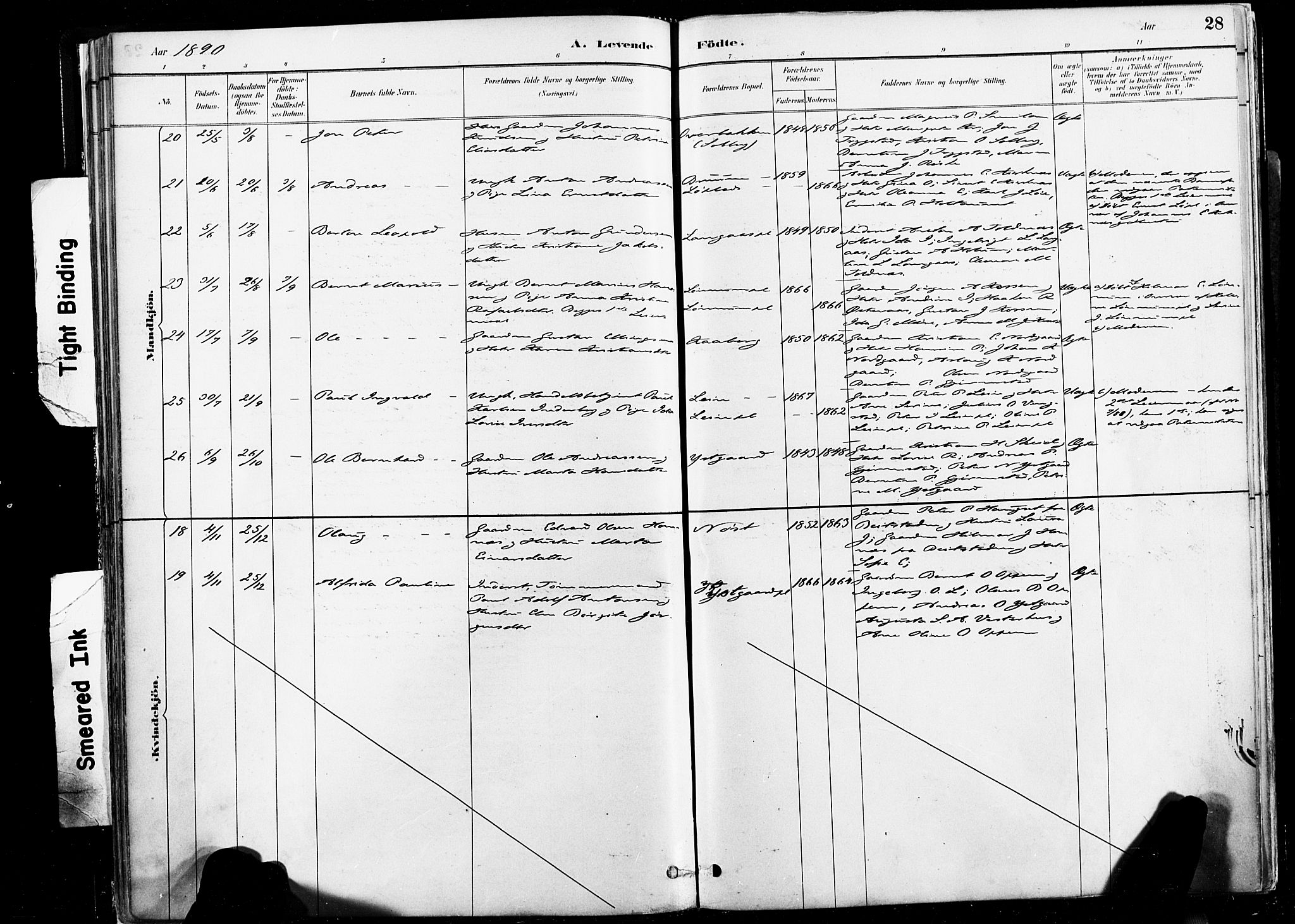 Ministerialprotokoller, klokkerbøker og fødselsregistre - Nord-Trøndelag, SAT/A-1458/735/L0351: Ministerialbok nr. 735A10, 1884-1908, s. 28