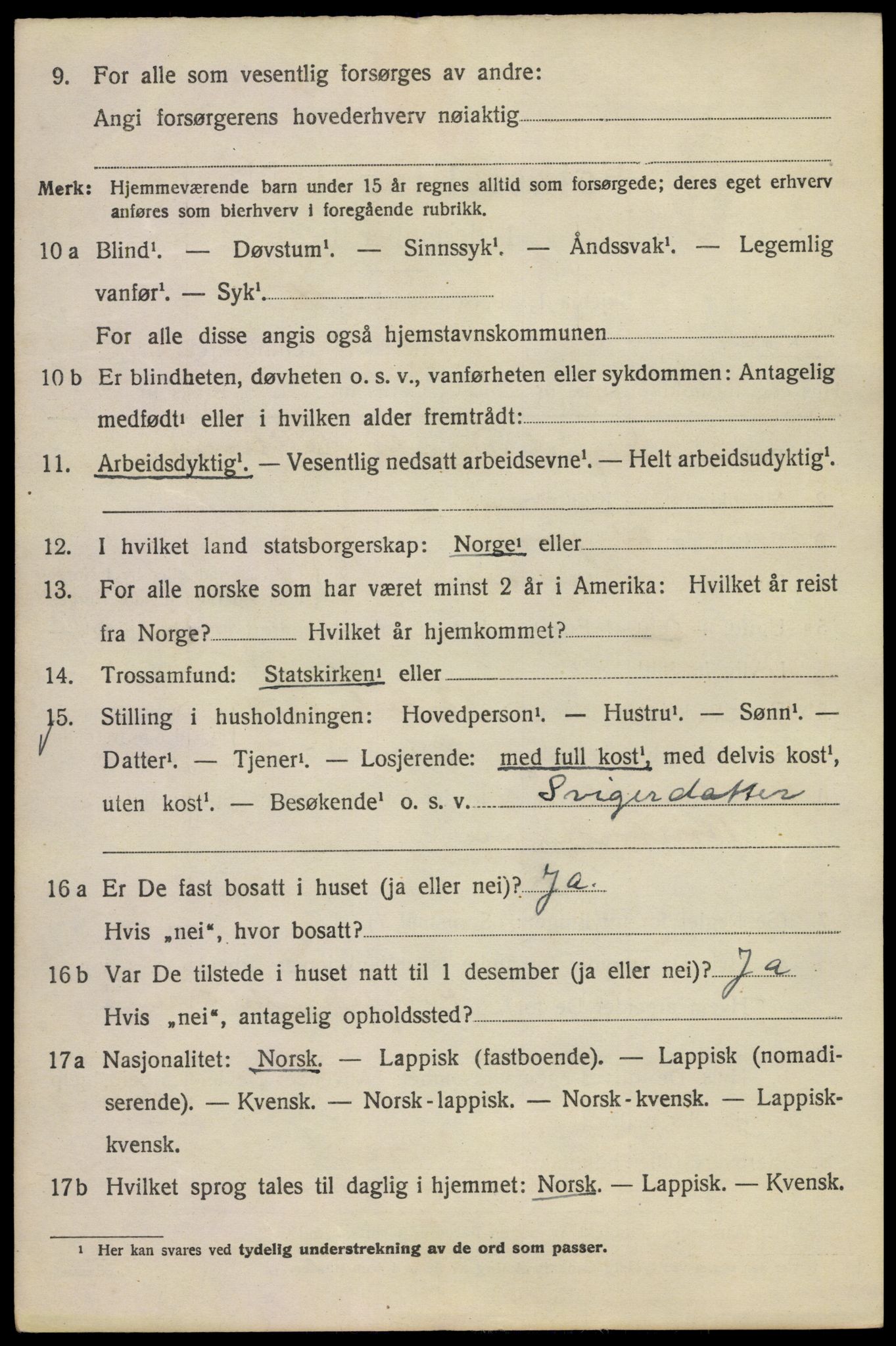 SAO, Folketelling 1920 for 0301 Kristiania kjøpstad, 1920, s. 596940